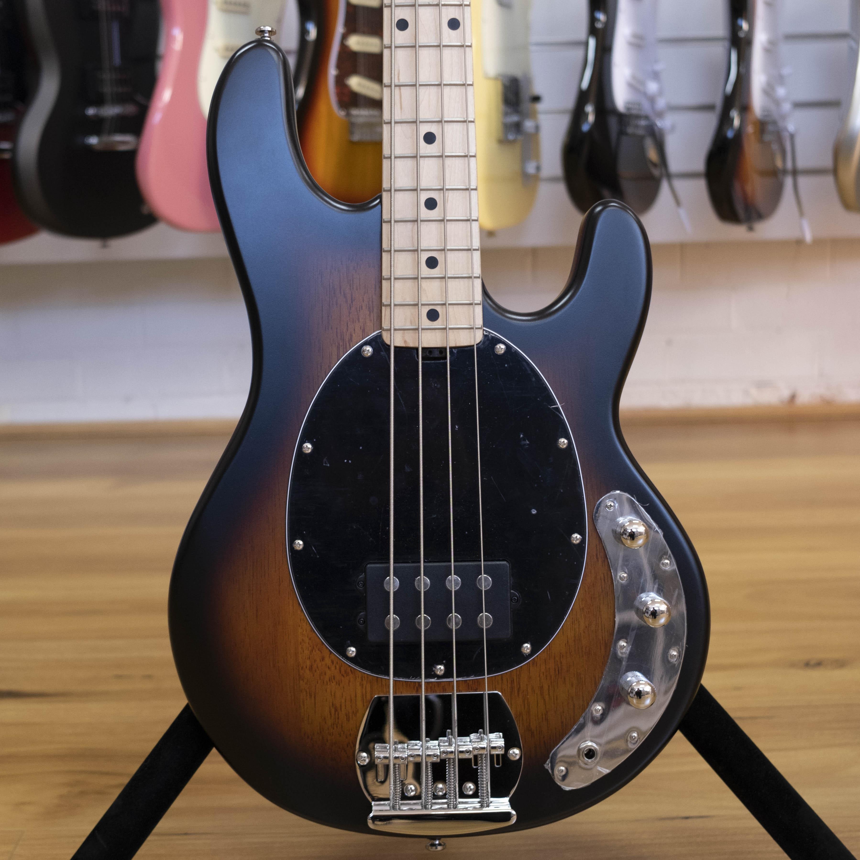 Sterling by Music Man Sub Series Stingray Bass Guitar (Vintage Sunburs