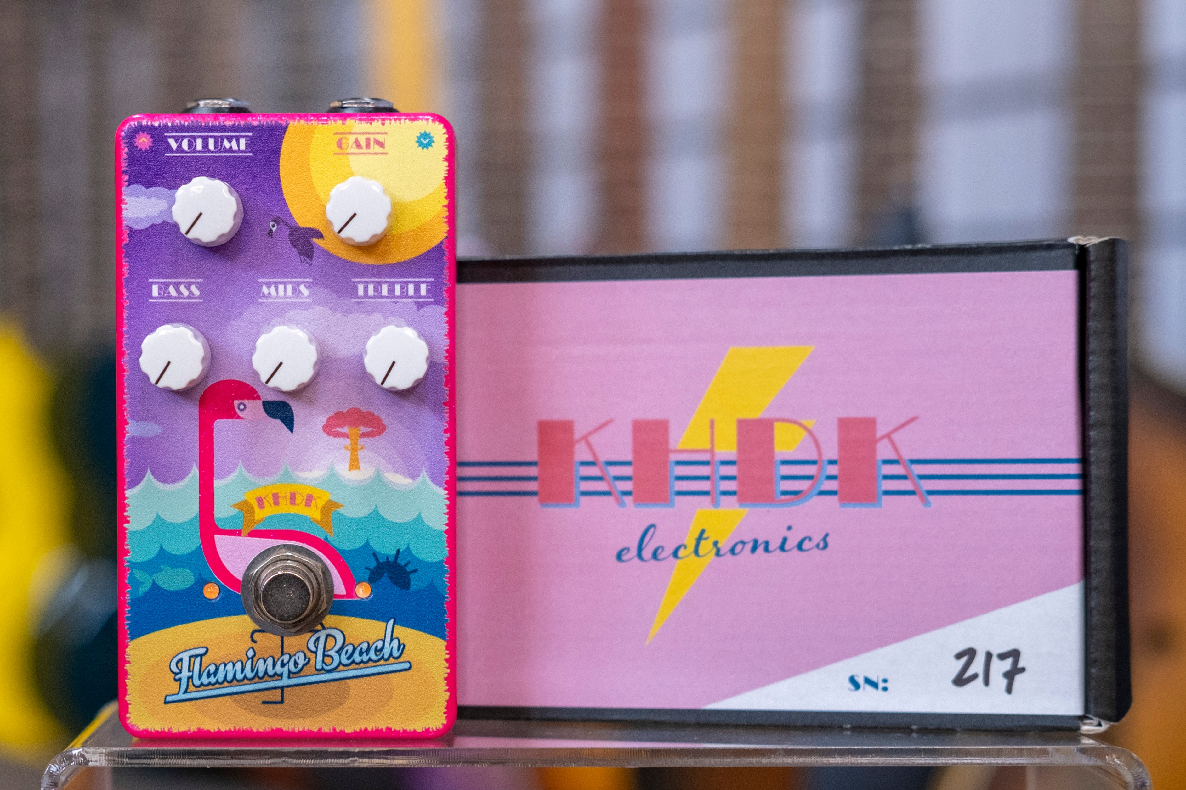 KHDK Limited Edition Flamingo Beach Distortion Pedal (Mystery Pedal, 2021)
