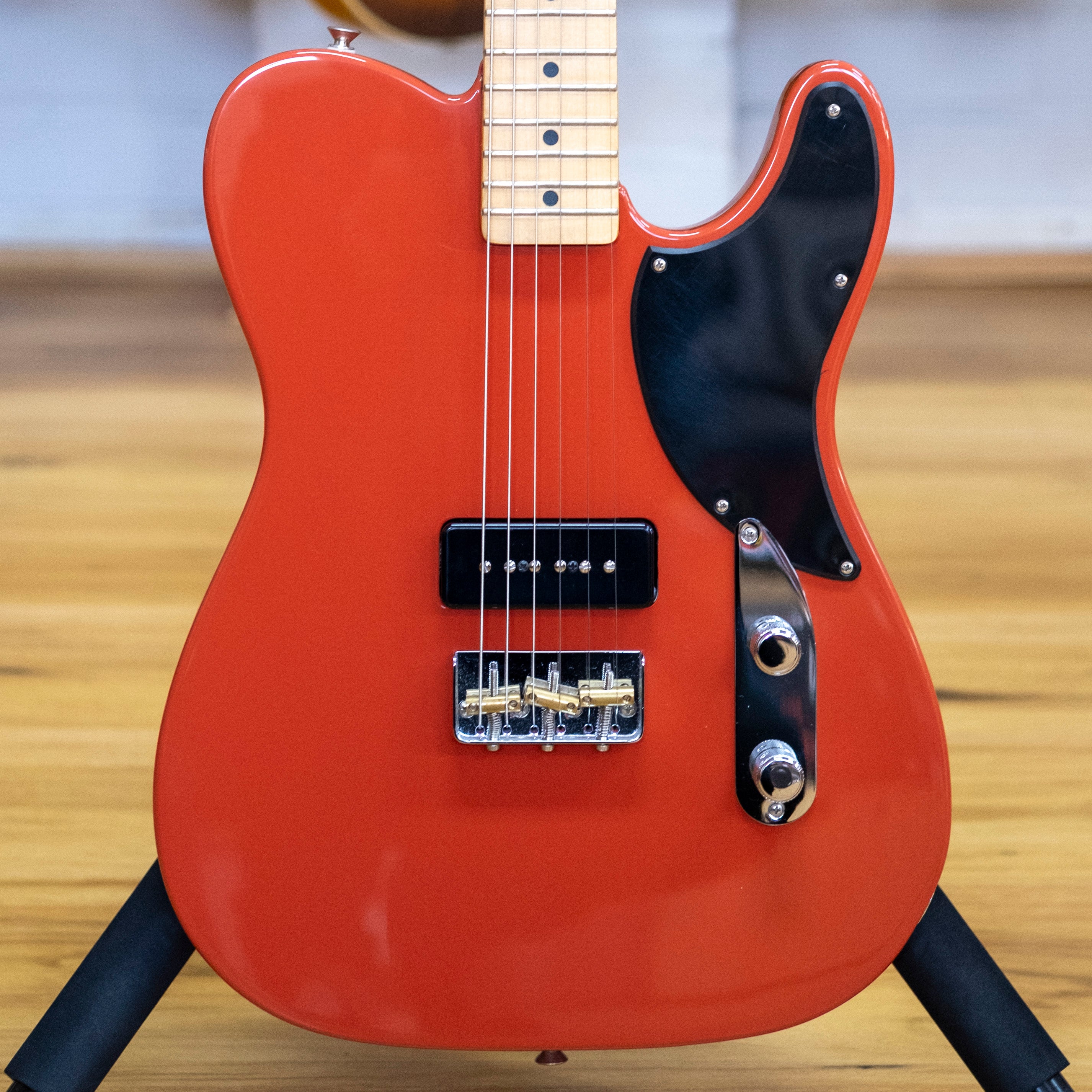 Fender Noventa Telecaster Electric Guitar (Fiesta Red) (Pre-Owned)