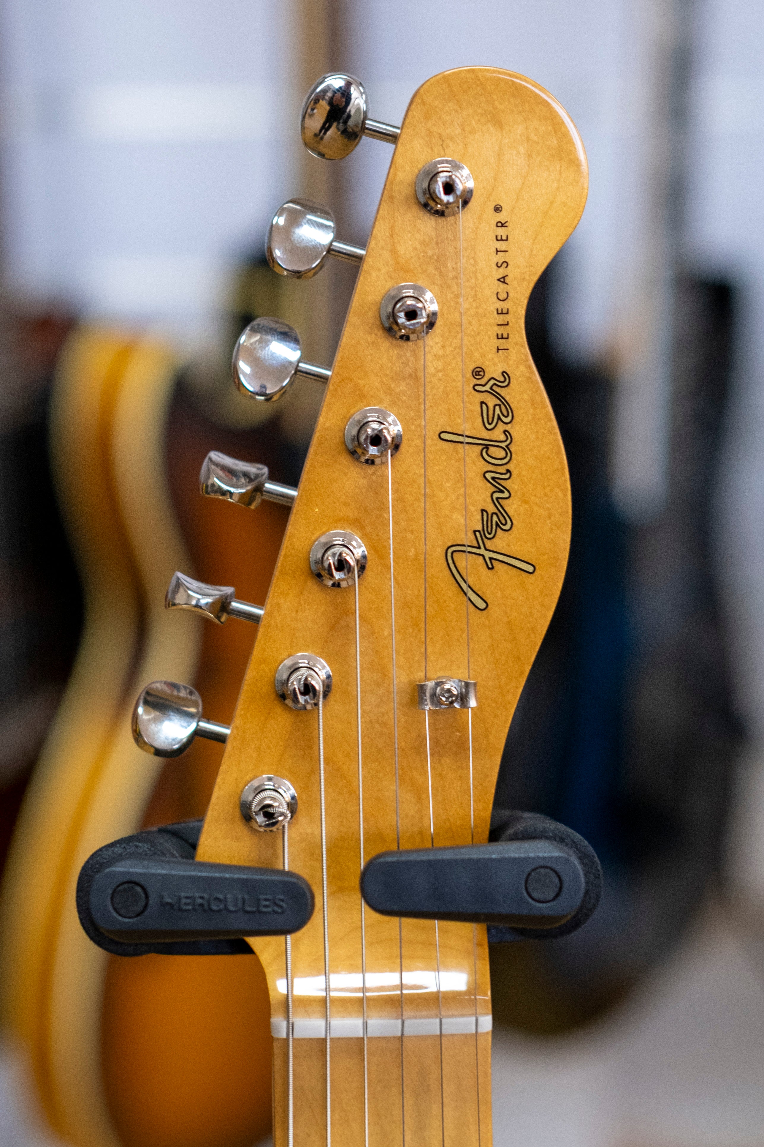 Fender Noventa Telecaster Electric Guitar (Fiesta Red) (Pre-Owned)