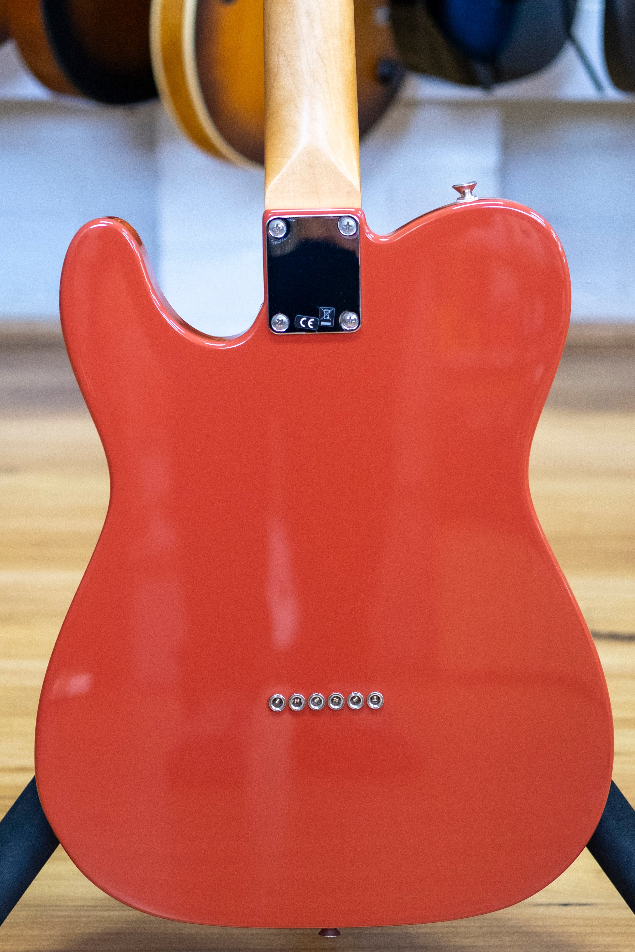 Fender Noventa Telecaster Electric Guitar (Fiesta Red) (Pre-Owned)