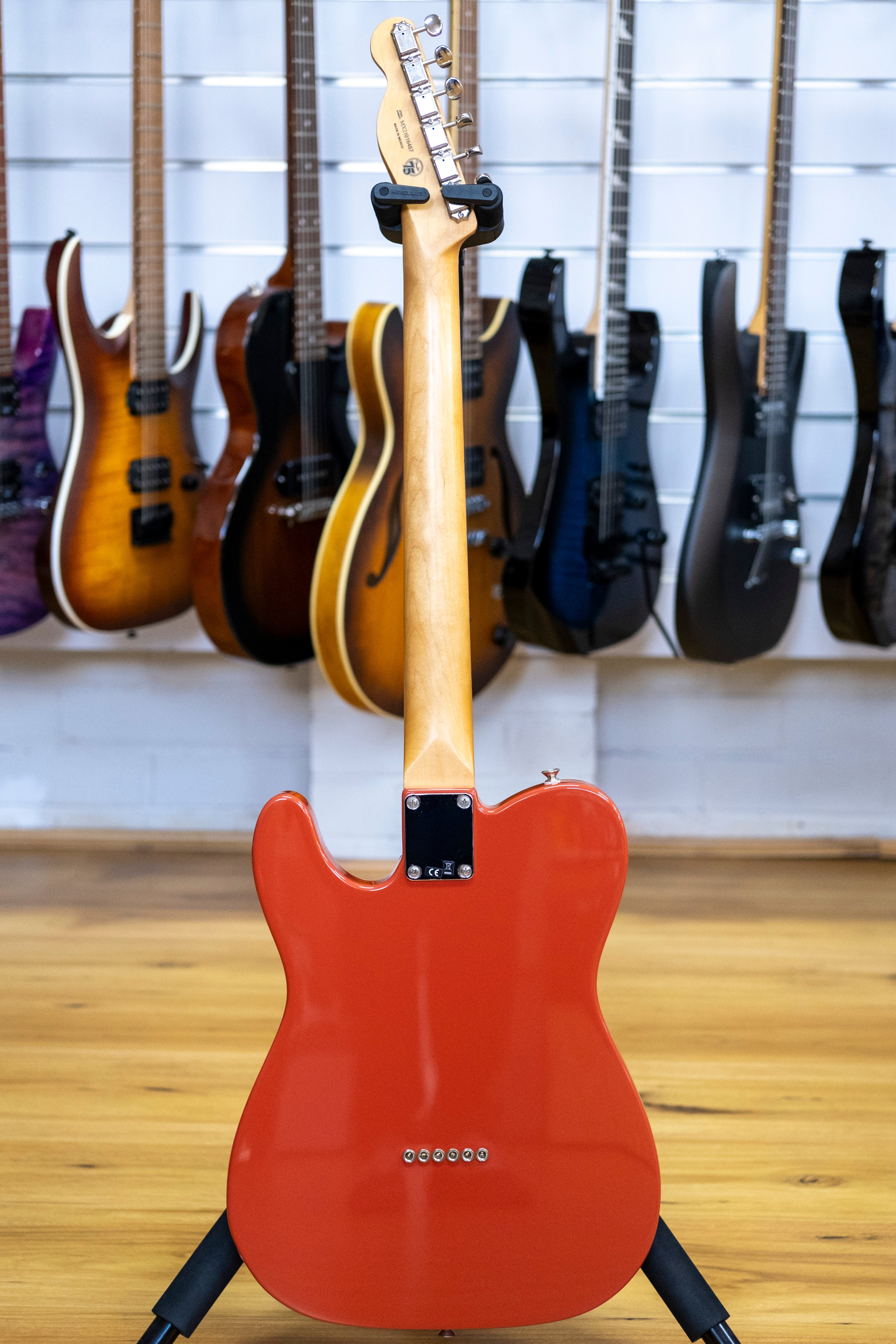 Fender Noventa Telecaster Electric Guitar (Fiesta Red) (Pre-Owned)