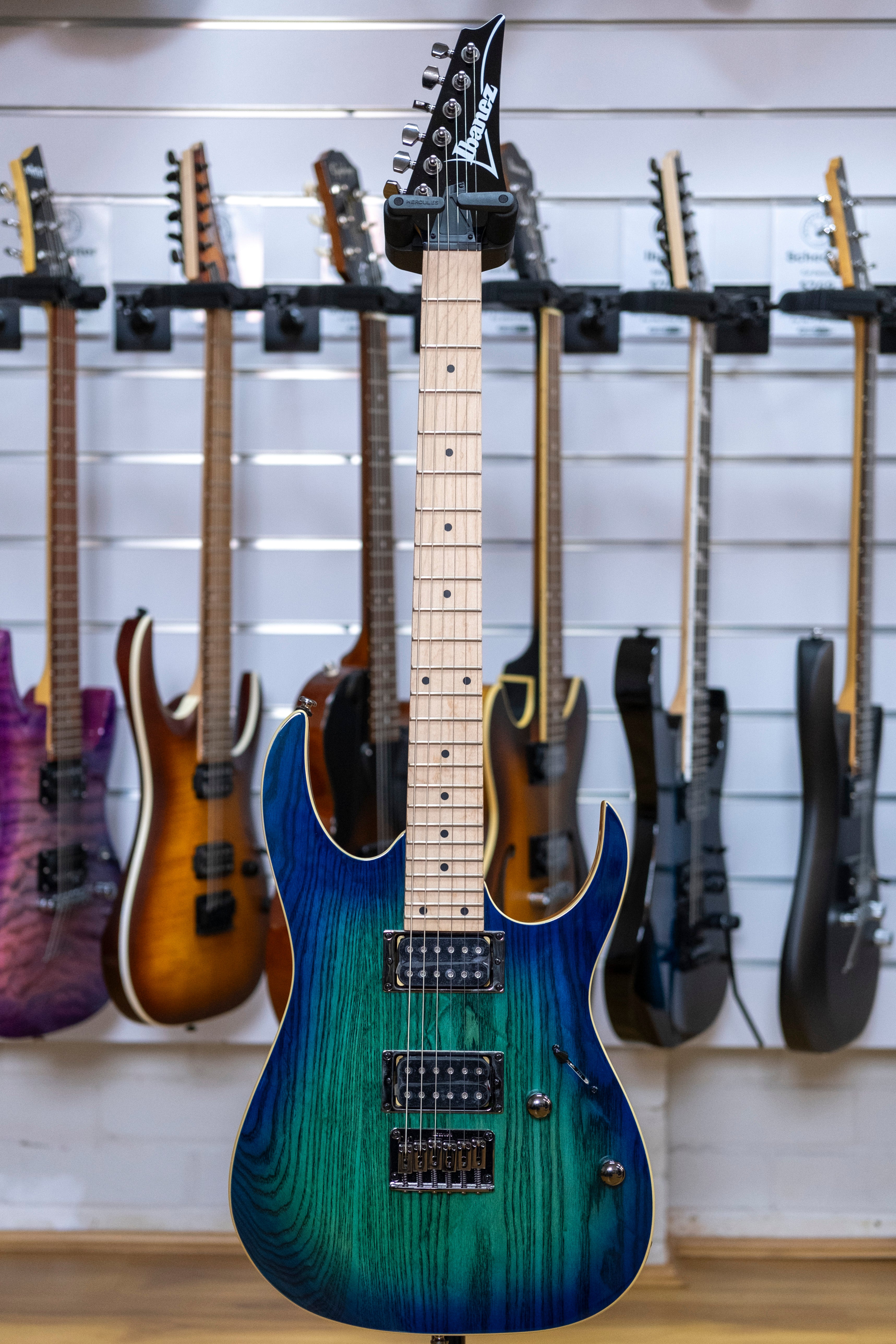 Ibanez RG421AHM RG Standard Electric Guitar (Blue Moon Burst)