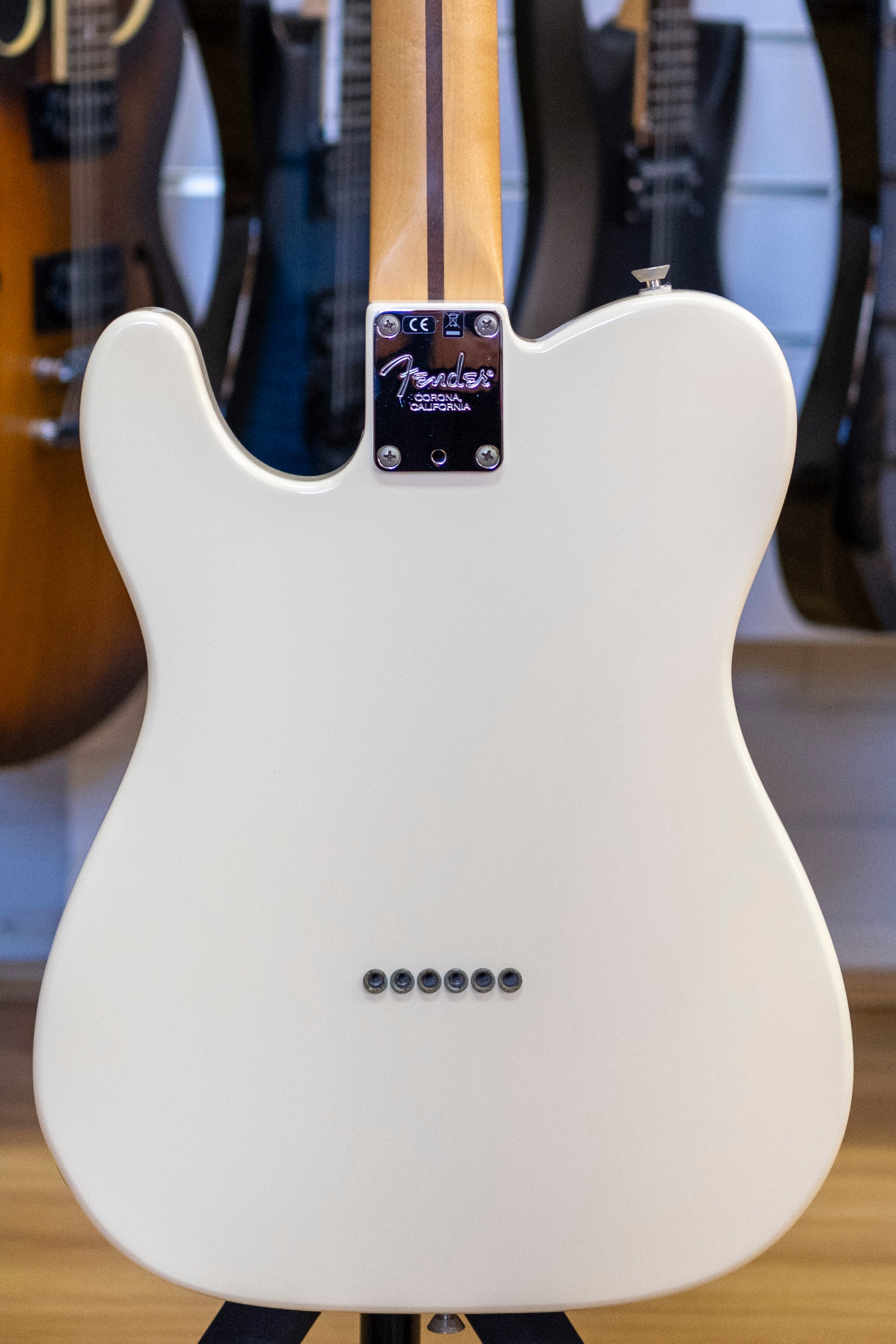 Fender American Pro Series Telecaster Electric Guitar (Olympic White) (Pre-Owned)