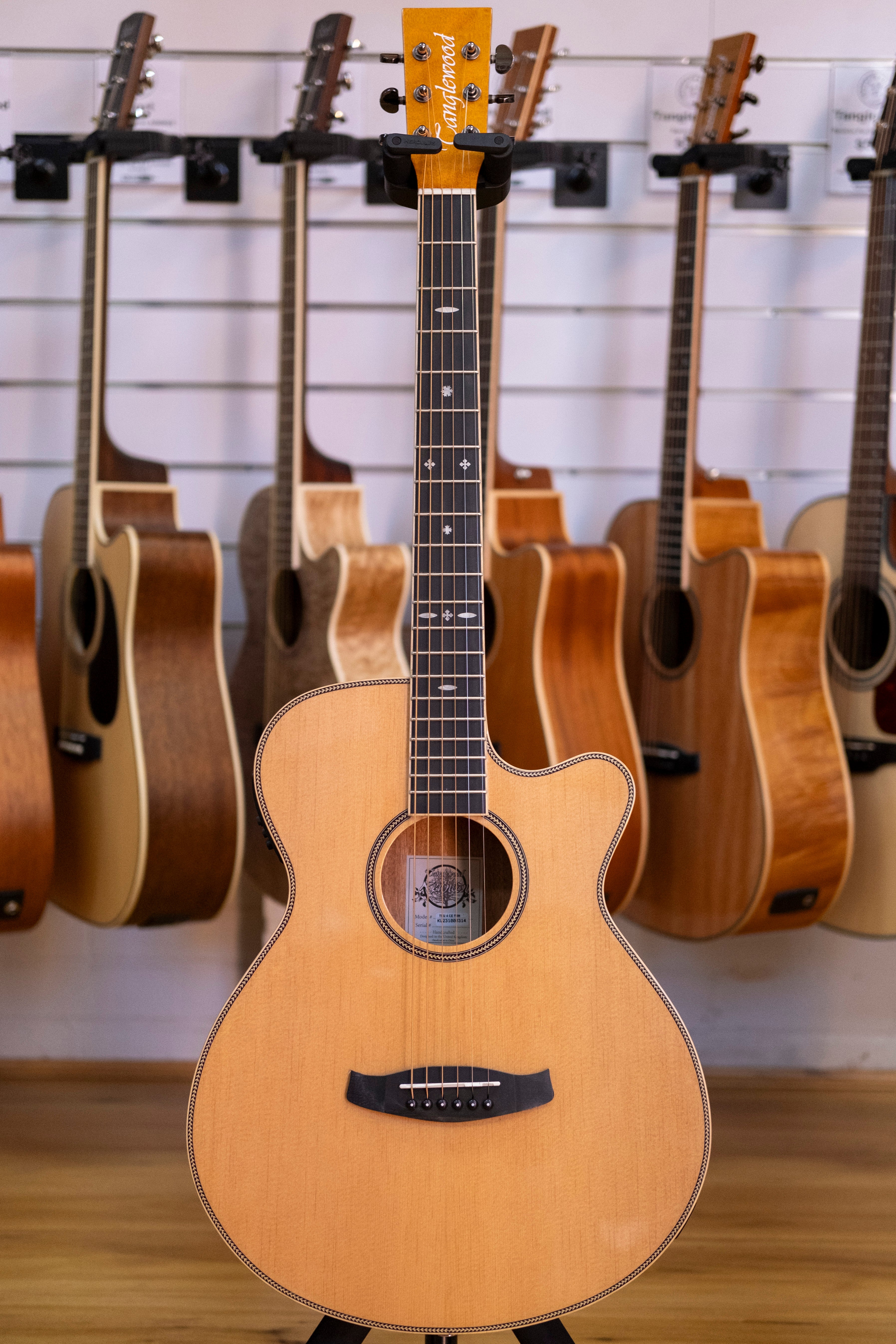 Tanglewood Reunion Pro Superfolk Acoustic Electric Guitar (Flame Okoume)