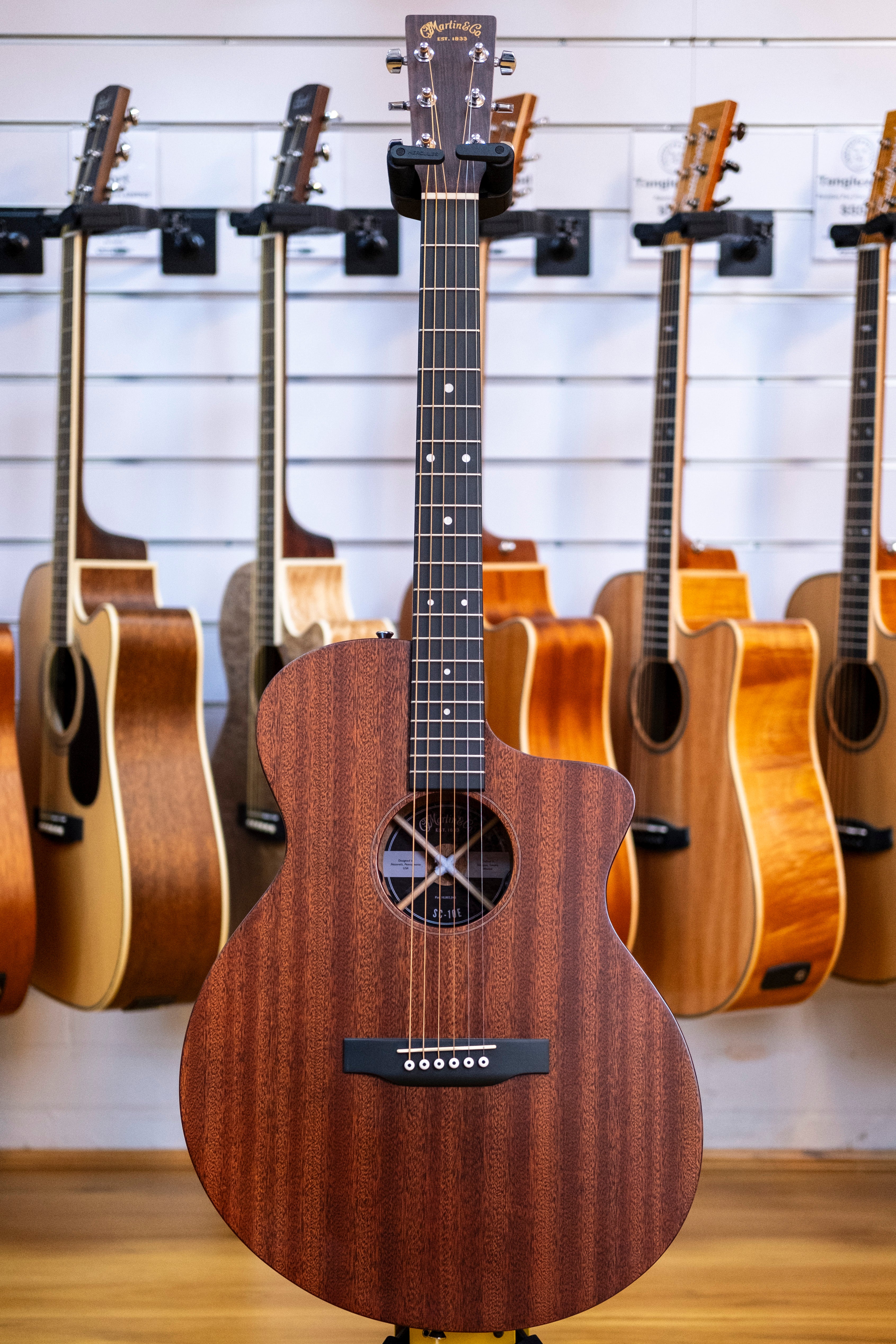 Martin Road Series SC-10E Stage Cutaway Acoustic Electric Guitar (Sapele)