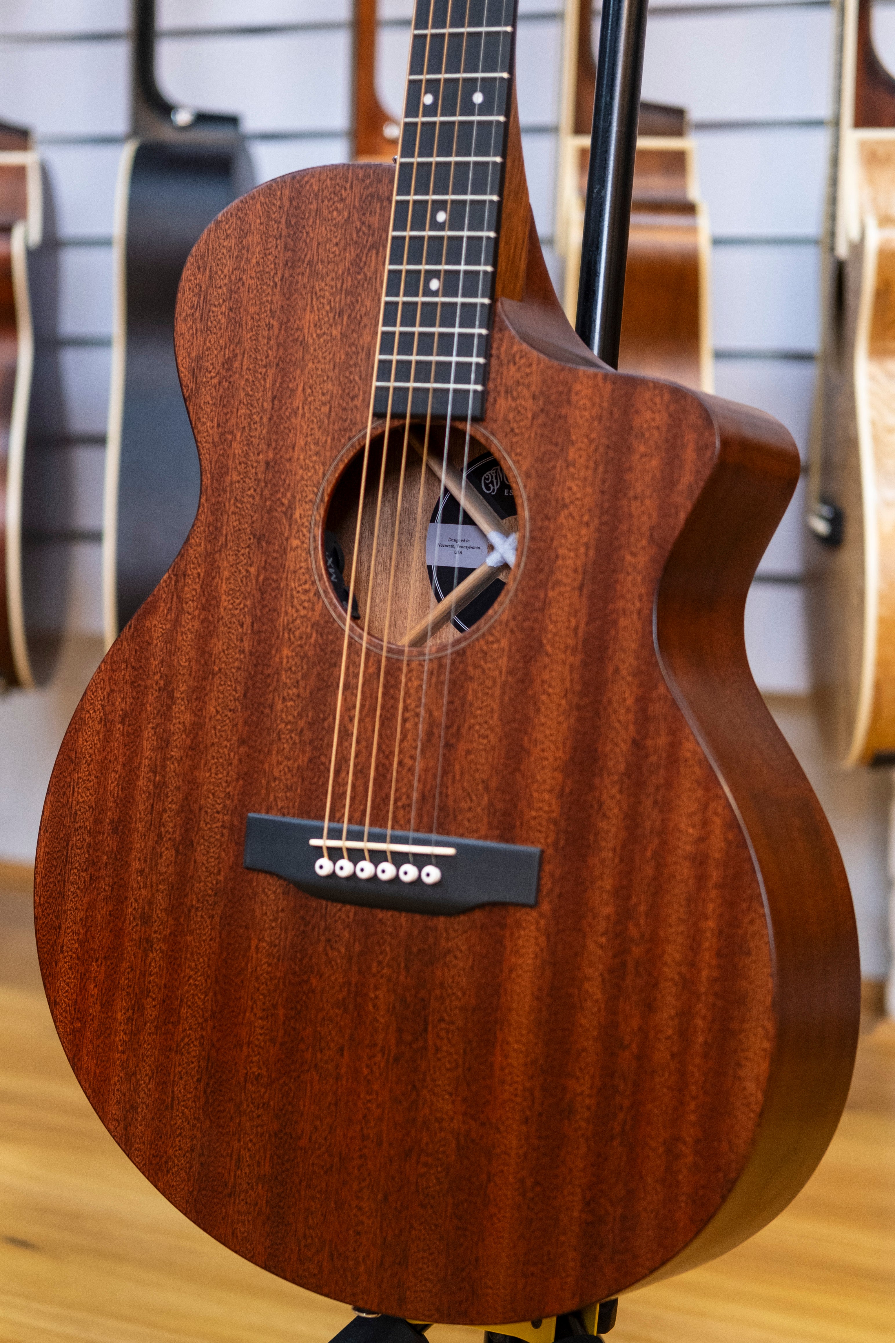 Martin Road Series SC-10E Stage Cutaway Acoustic Electric Guitar (Sapele)