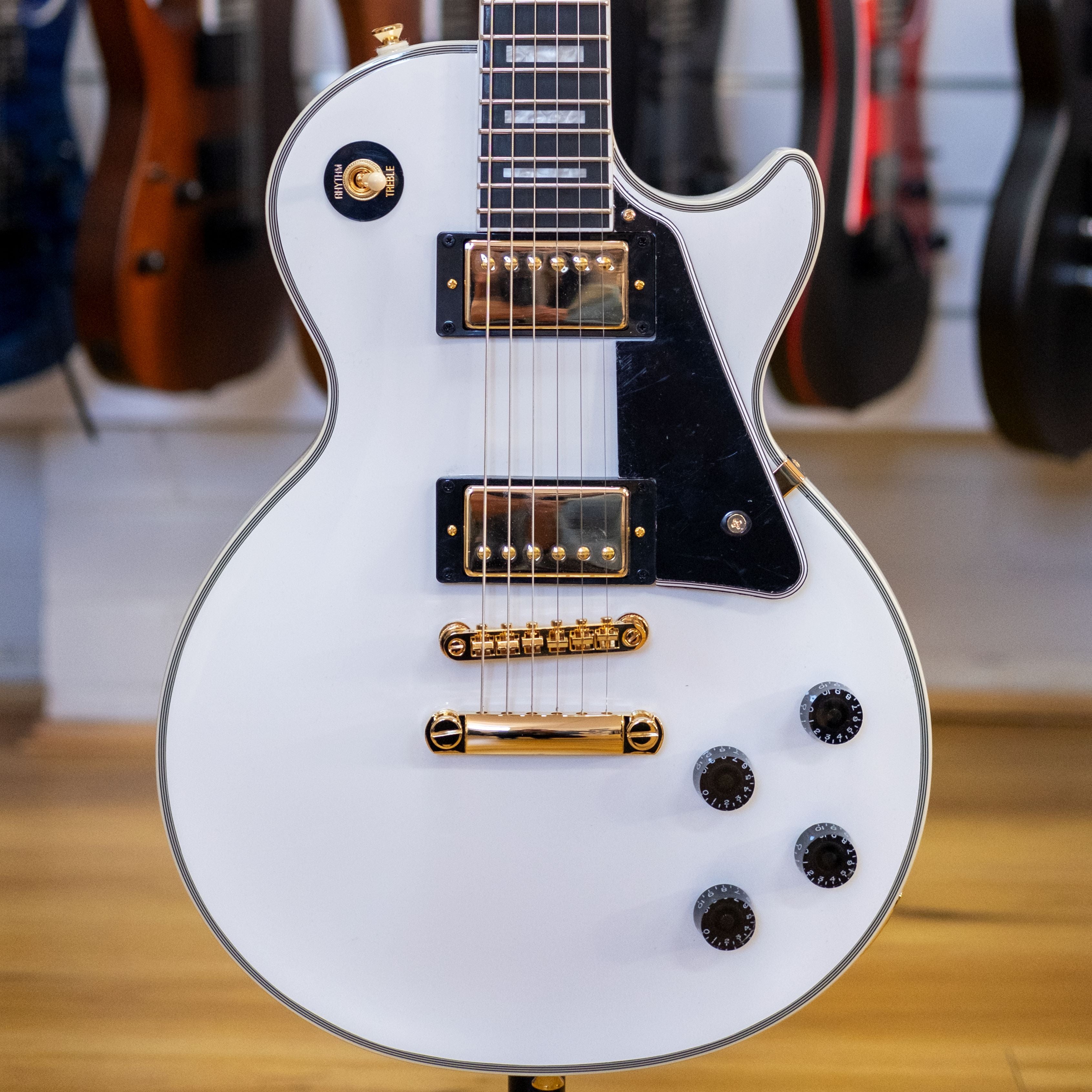 Epiphone Les Paul Custom Electric Guitar (Alpine White)