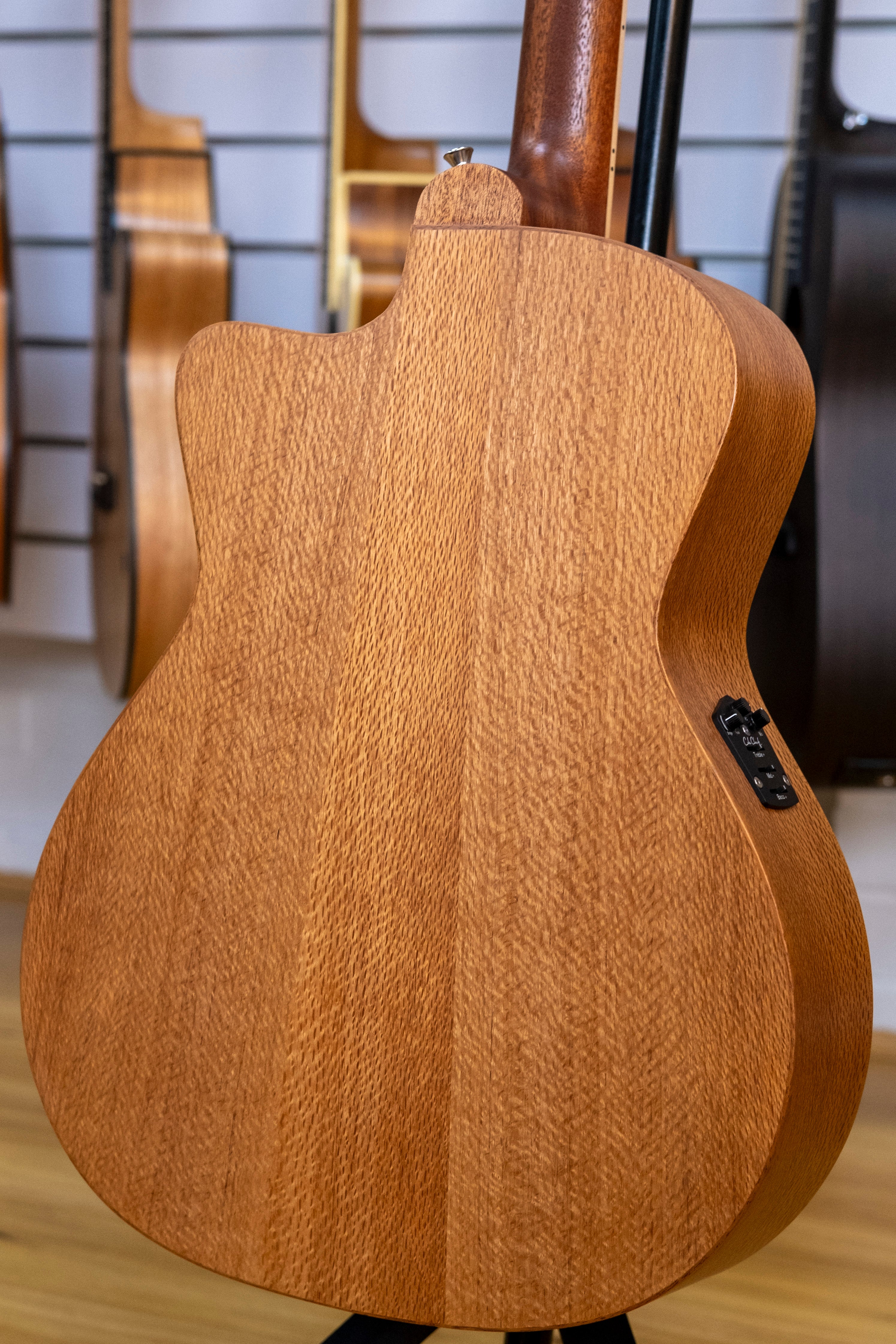 Cole Clark Studio Series Grand Auditorium Acoustic Electric Guitar (Redwood/Silky Oak)