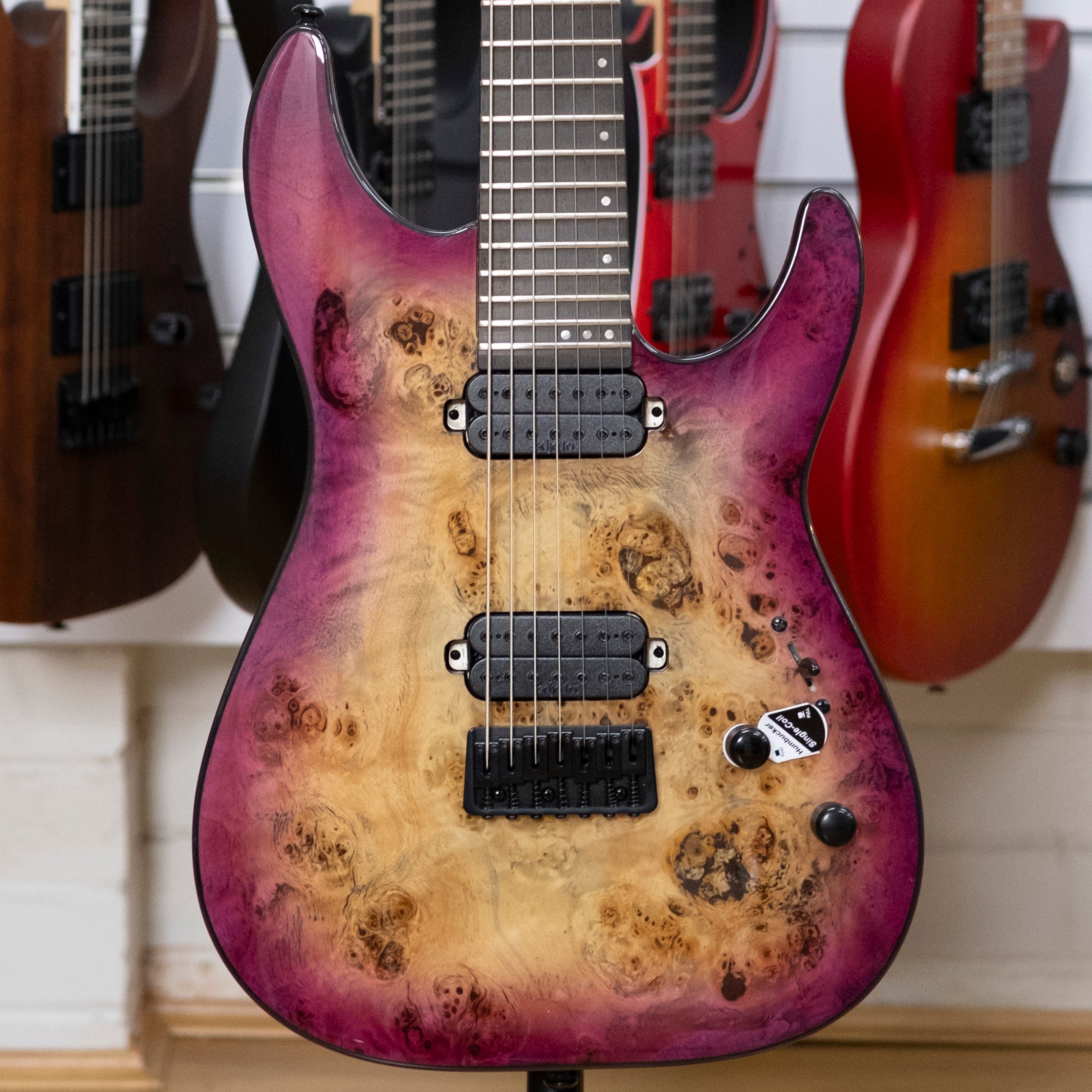 Schecter C-7 Pro Electric Guitar (Aurora Burst)