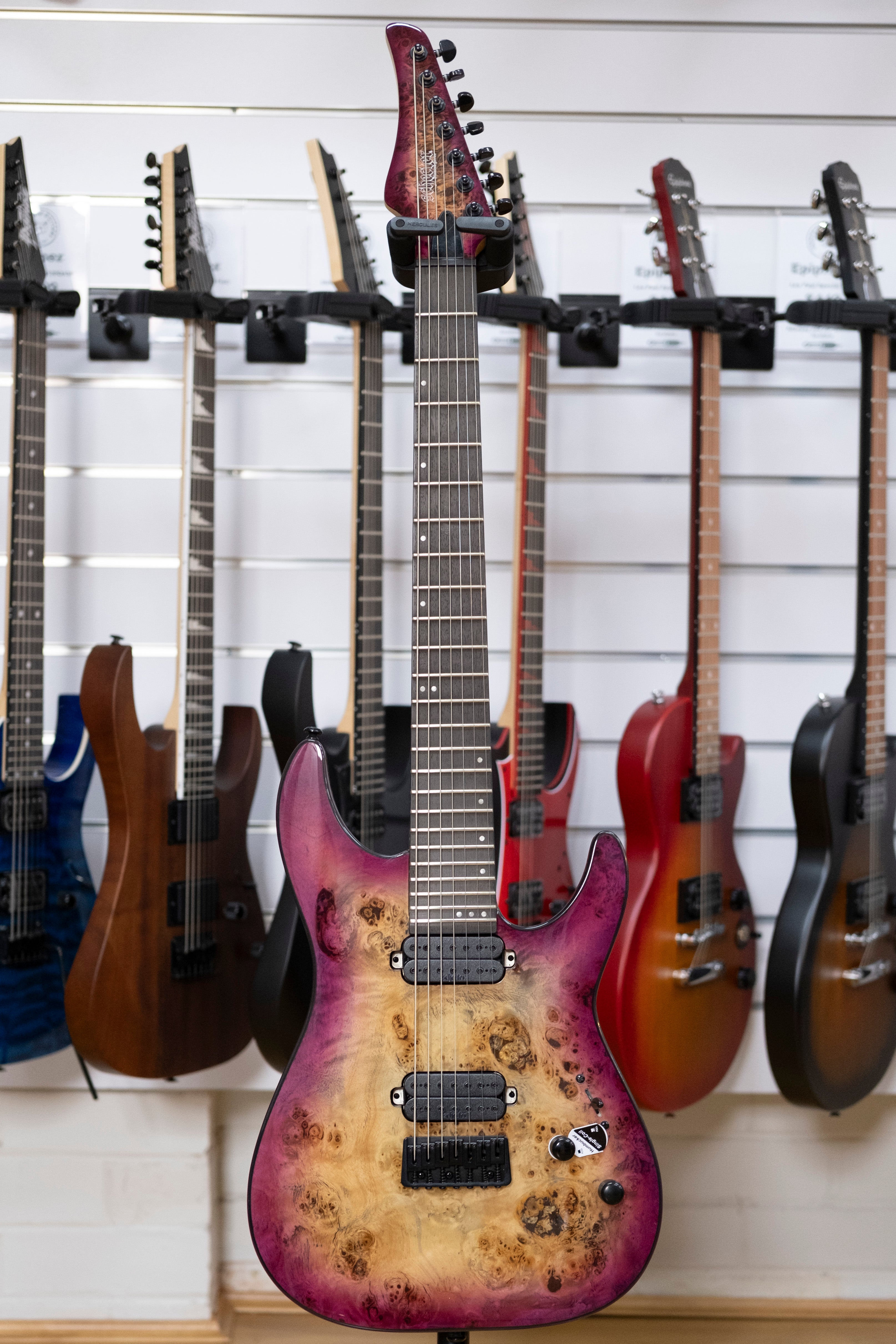 Schecter C-7 Pro Electric Guitar (Aurora Burst)