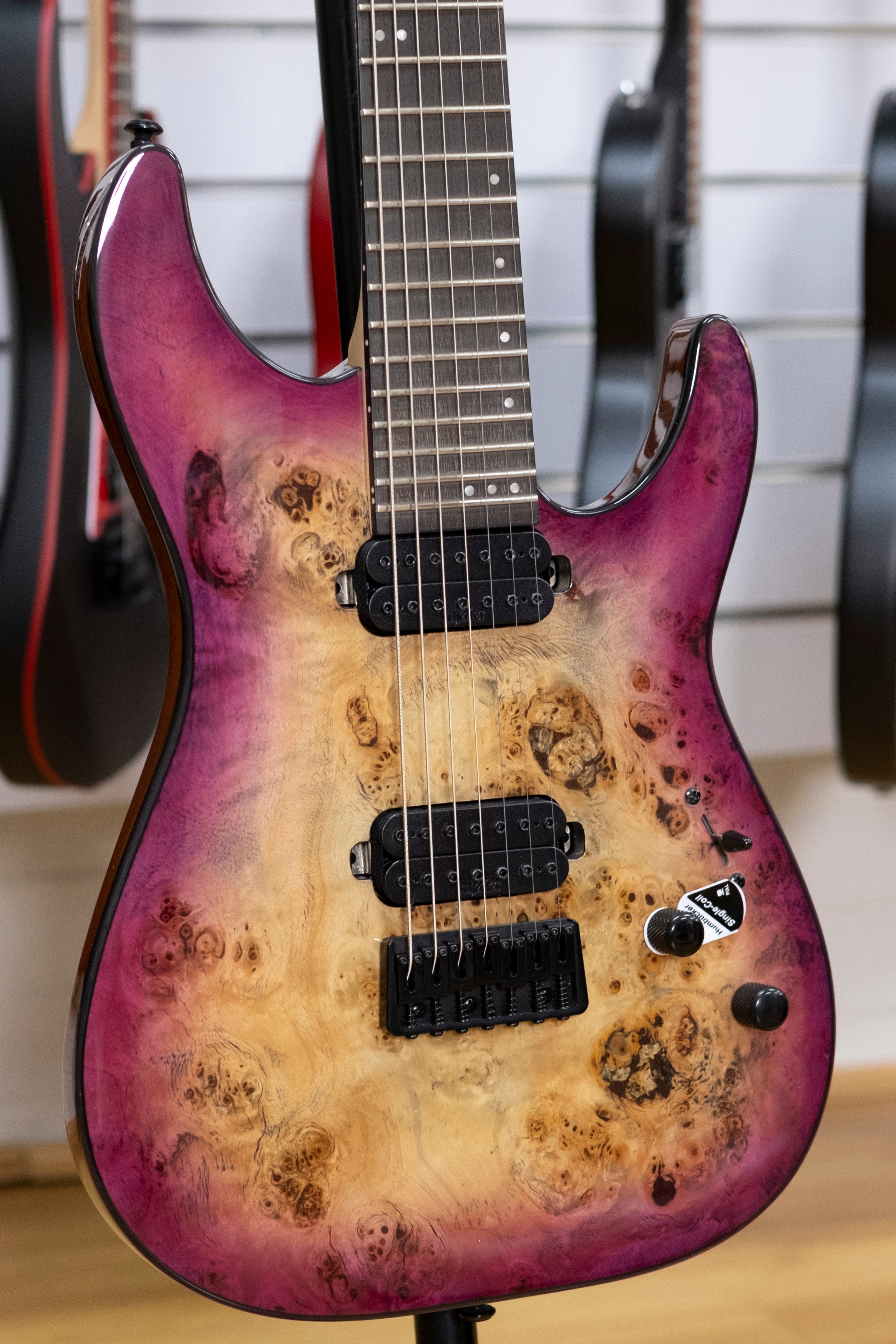 Schecter C-7 Pro Electric Guitar (Aurora Burst)