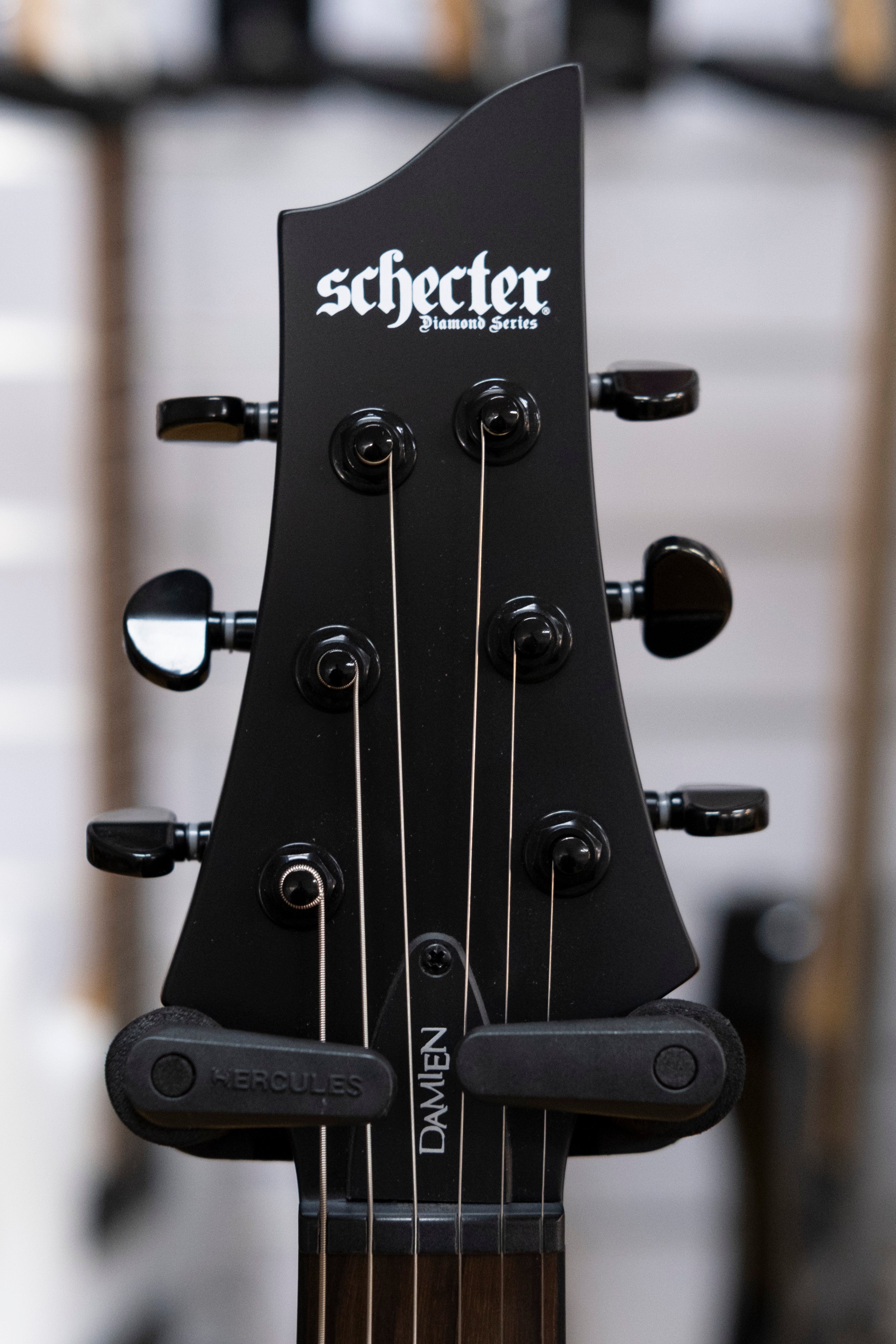 Schecter Damien-6 Electric Guitar (Satin Black)