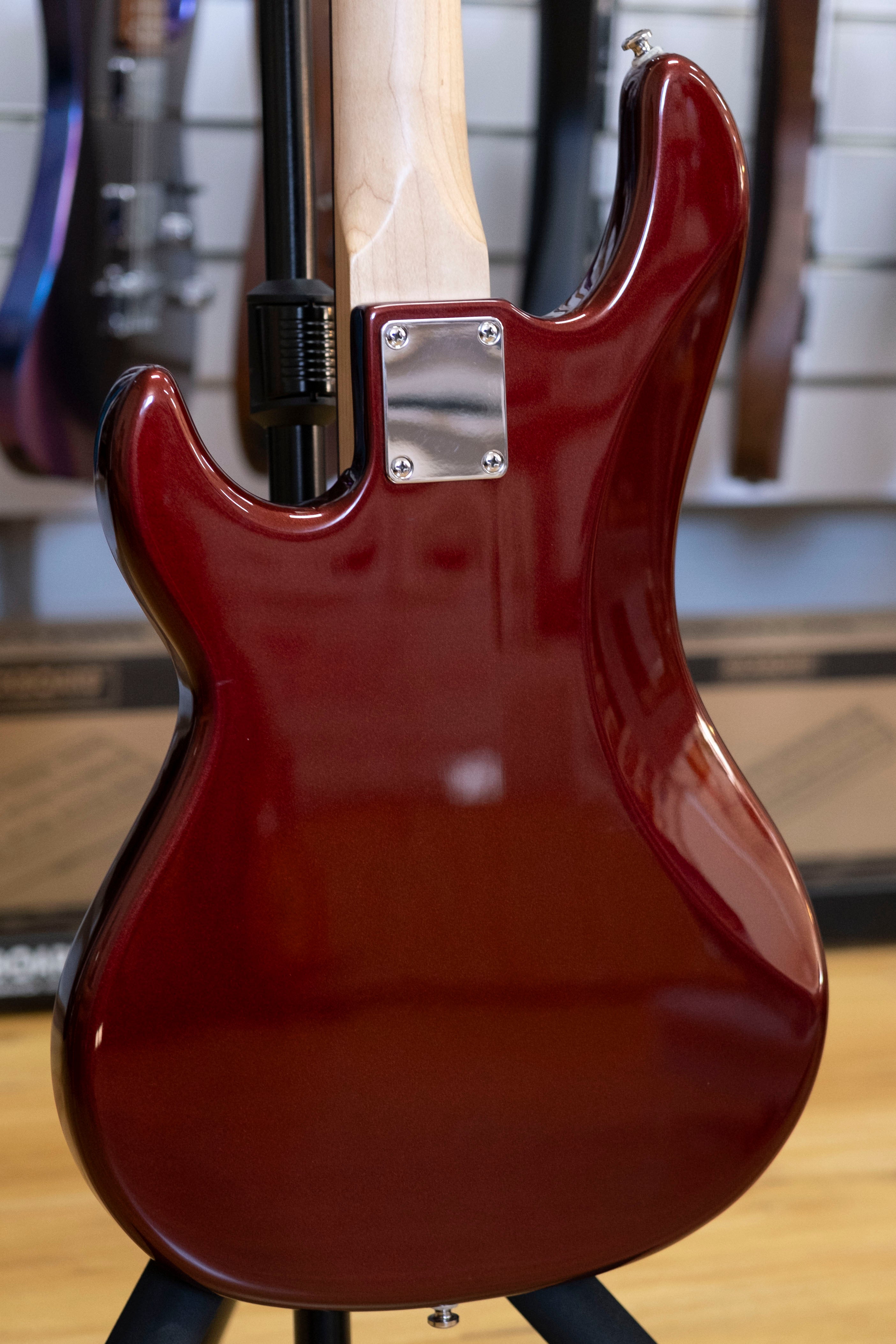 2008 G&L Tribute Series SB-2 Bass Guitar (Bordeaux Red)