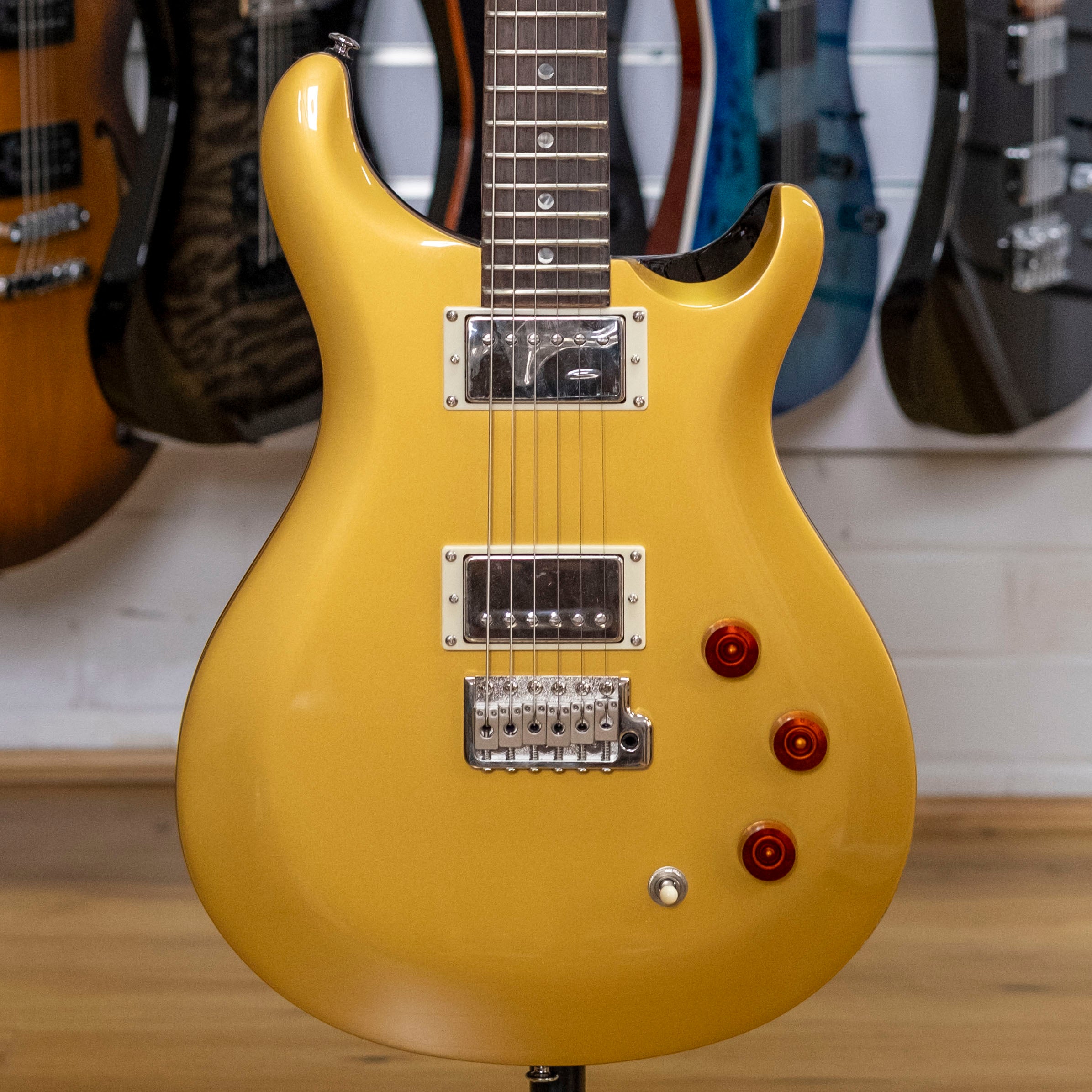 PRS SE DGT Moons Electric Guitar (Gold)