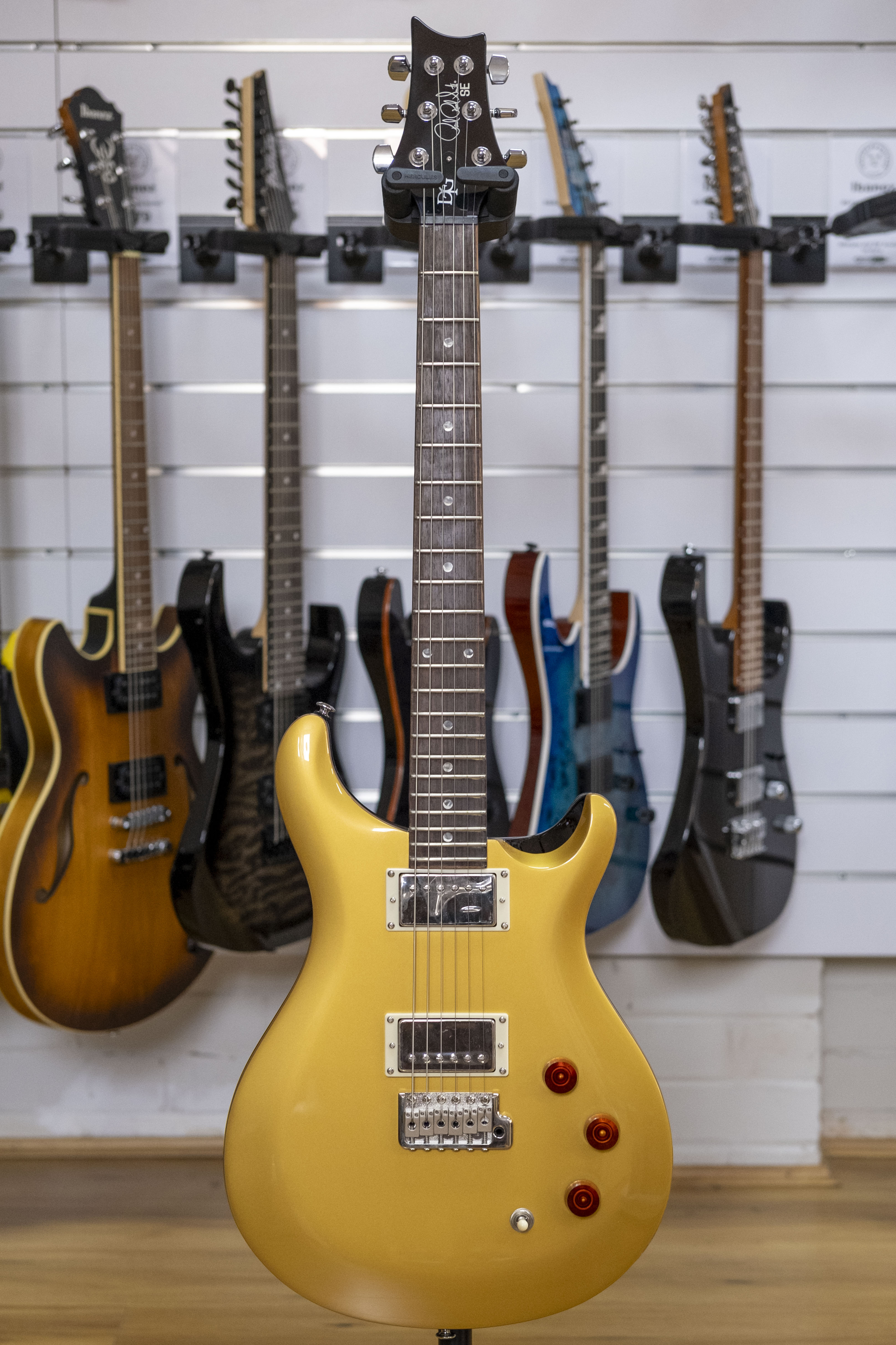 PRS SE DGT Moons Electric Guitar (Gold)