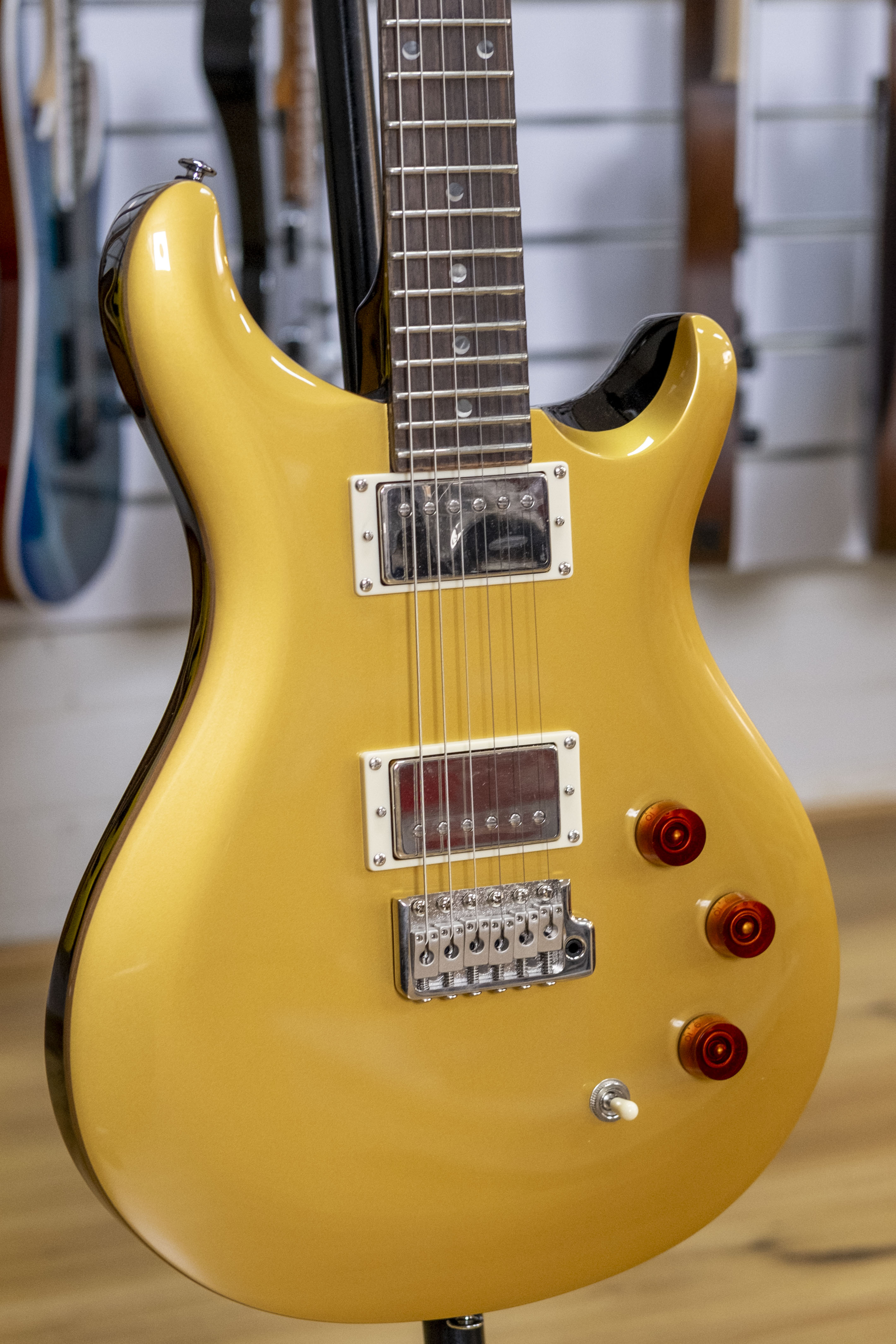 PRS SE DGT Moons Electric Guitar (Gold)