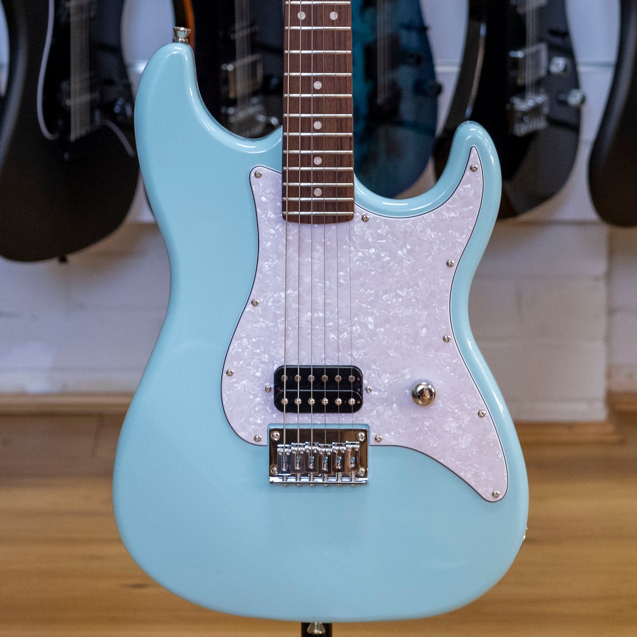 Jet Guitars JS-400-HT Hardtail Electric Guitar (Blue)