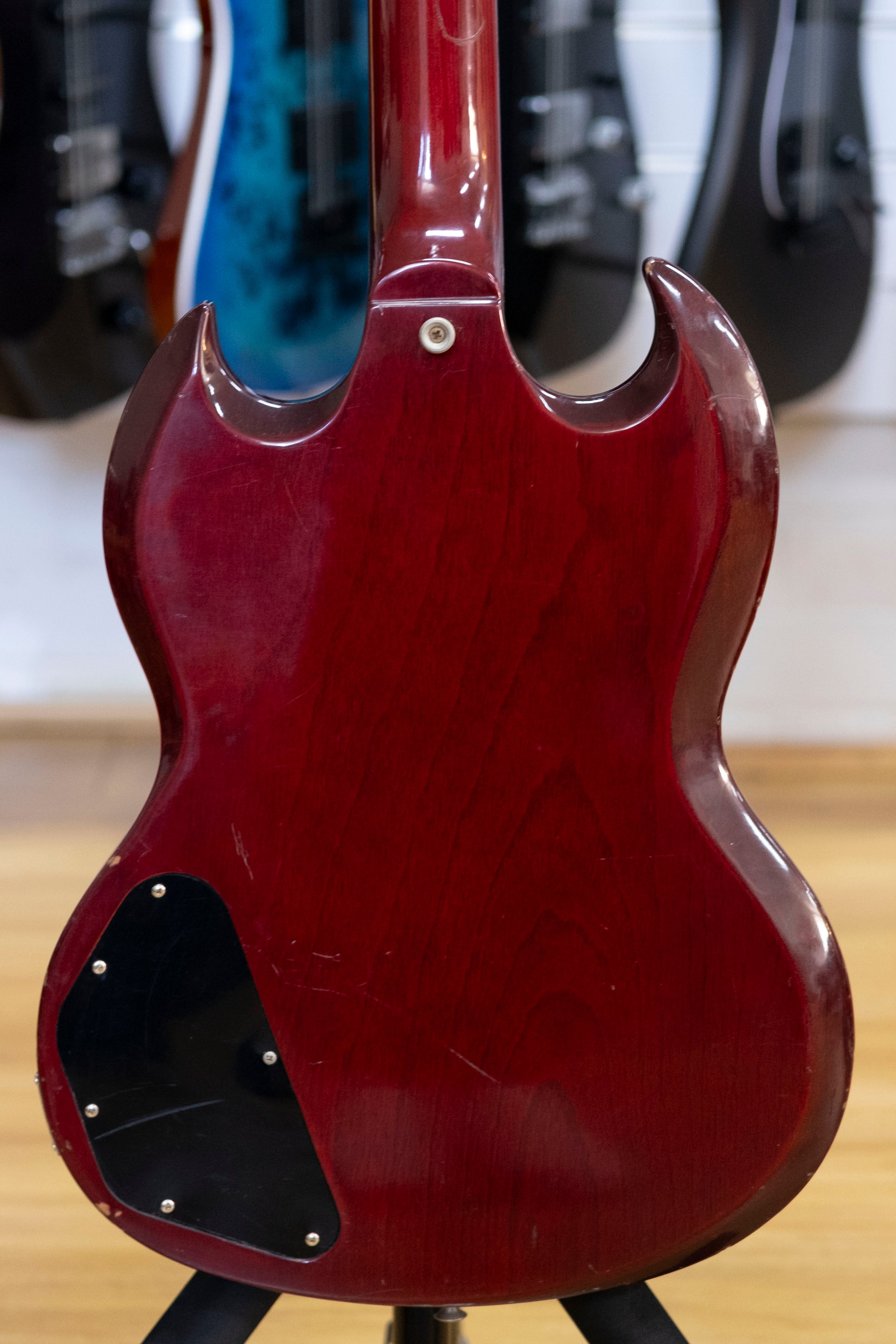 1977 Greco EB-500 'SG' Style Bass Guitar (Cherry)