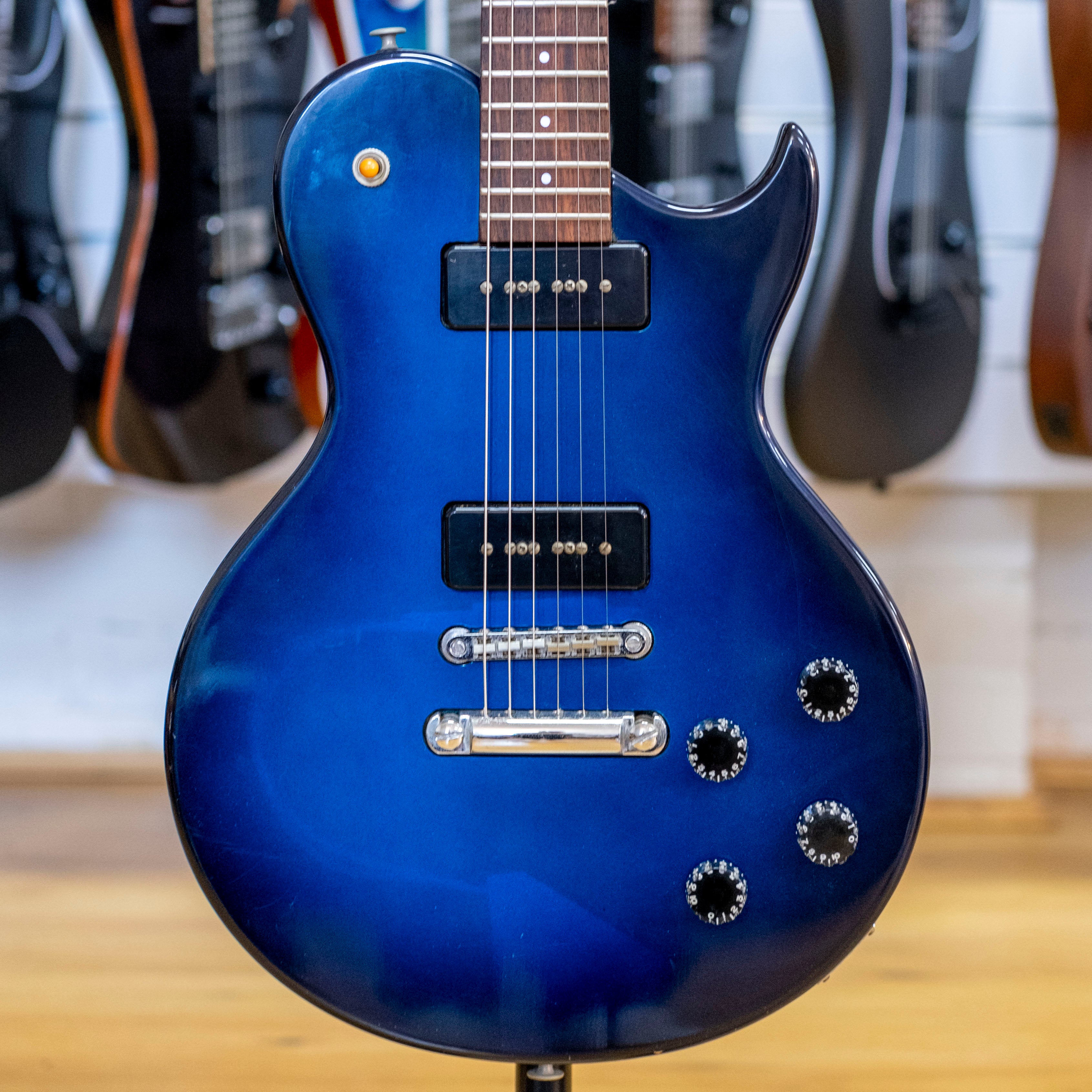 1990's Aria Pro II PE-JR600 'LP' Style Electric Guitar (Blueburst)