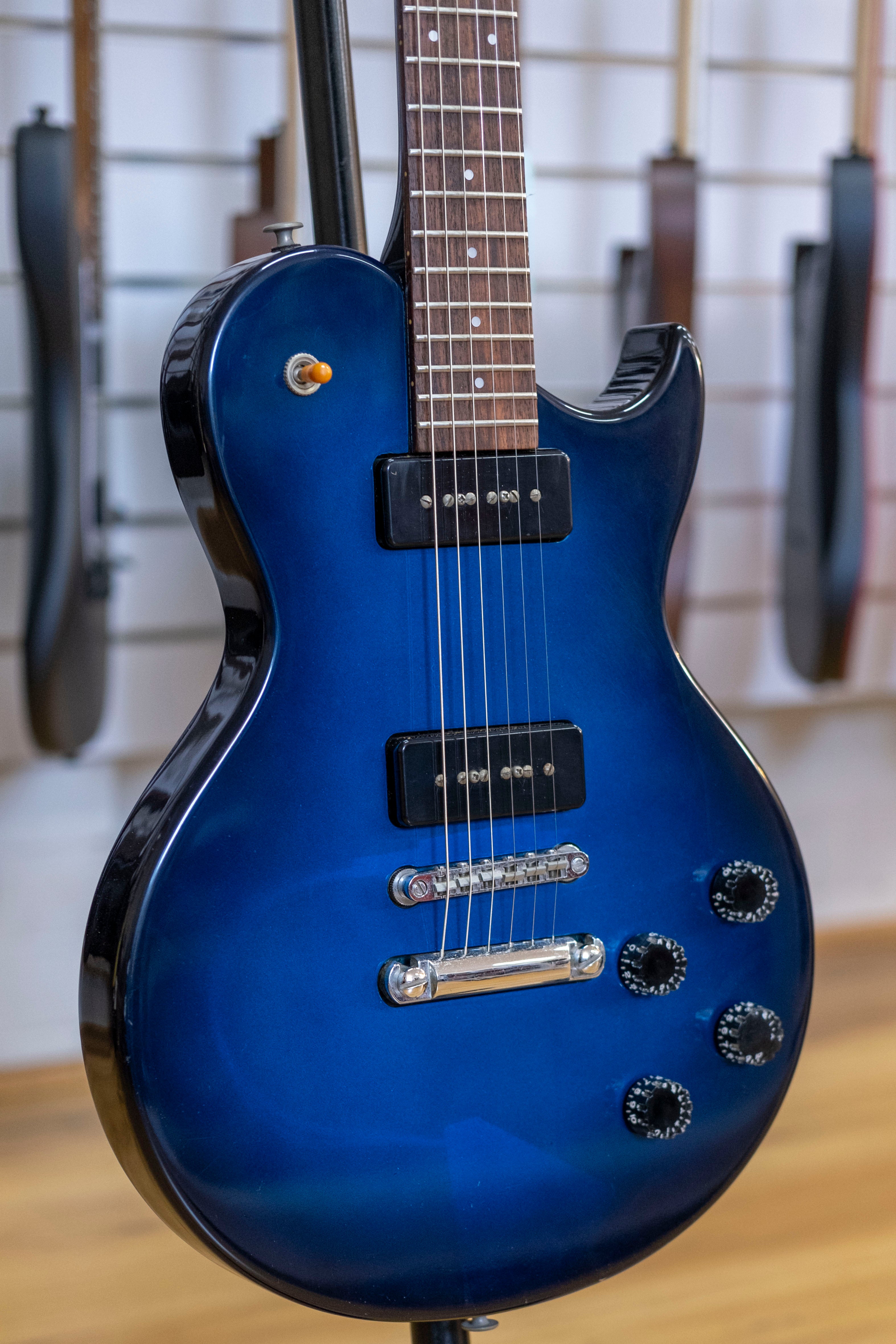 1990's Aria Pro II PE-JR600 'LP' Style Electric Guitar (Blueburst)