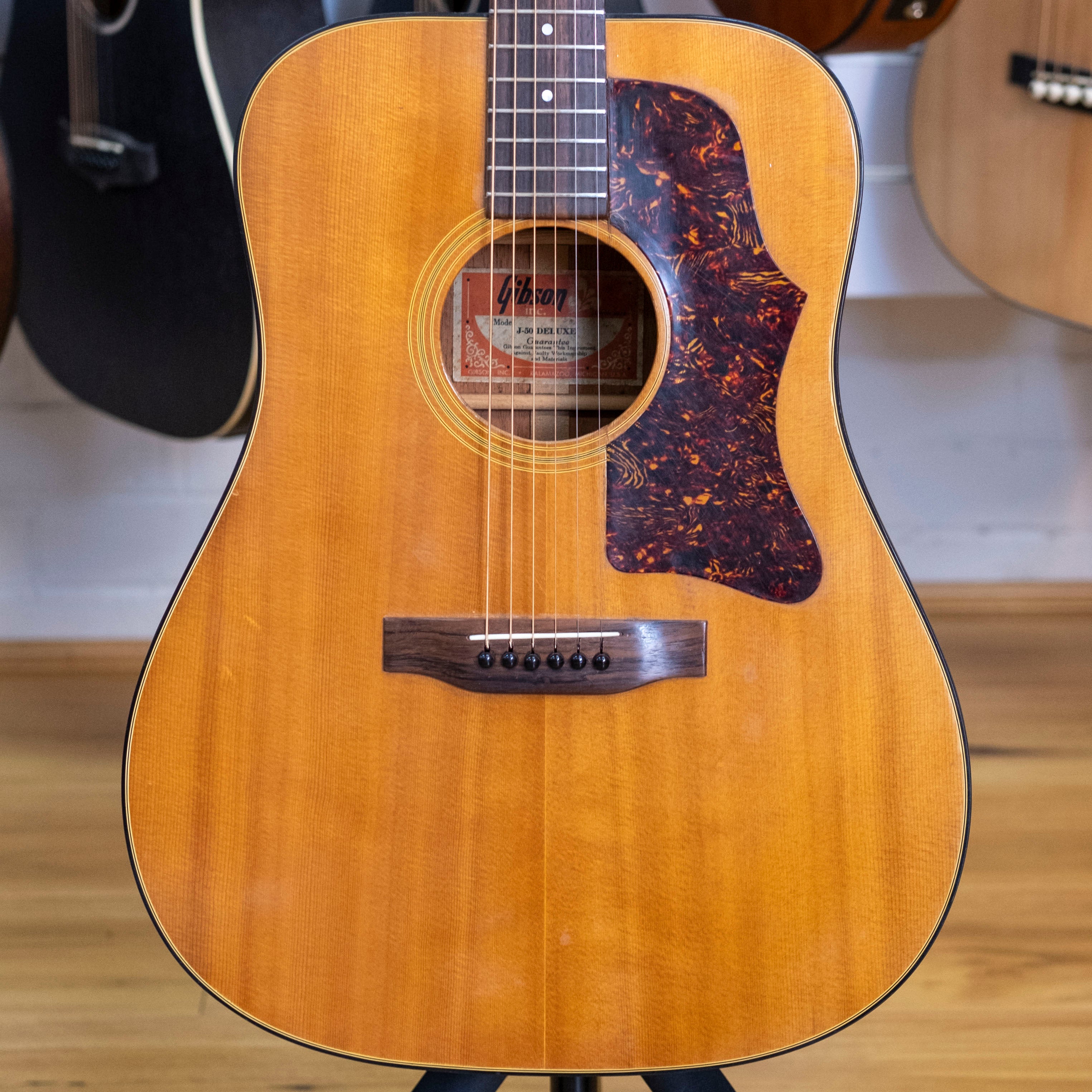 1970's Gibson J-50 Deluxe Acoustic Guitar