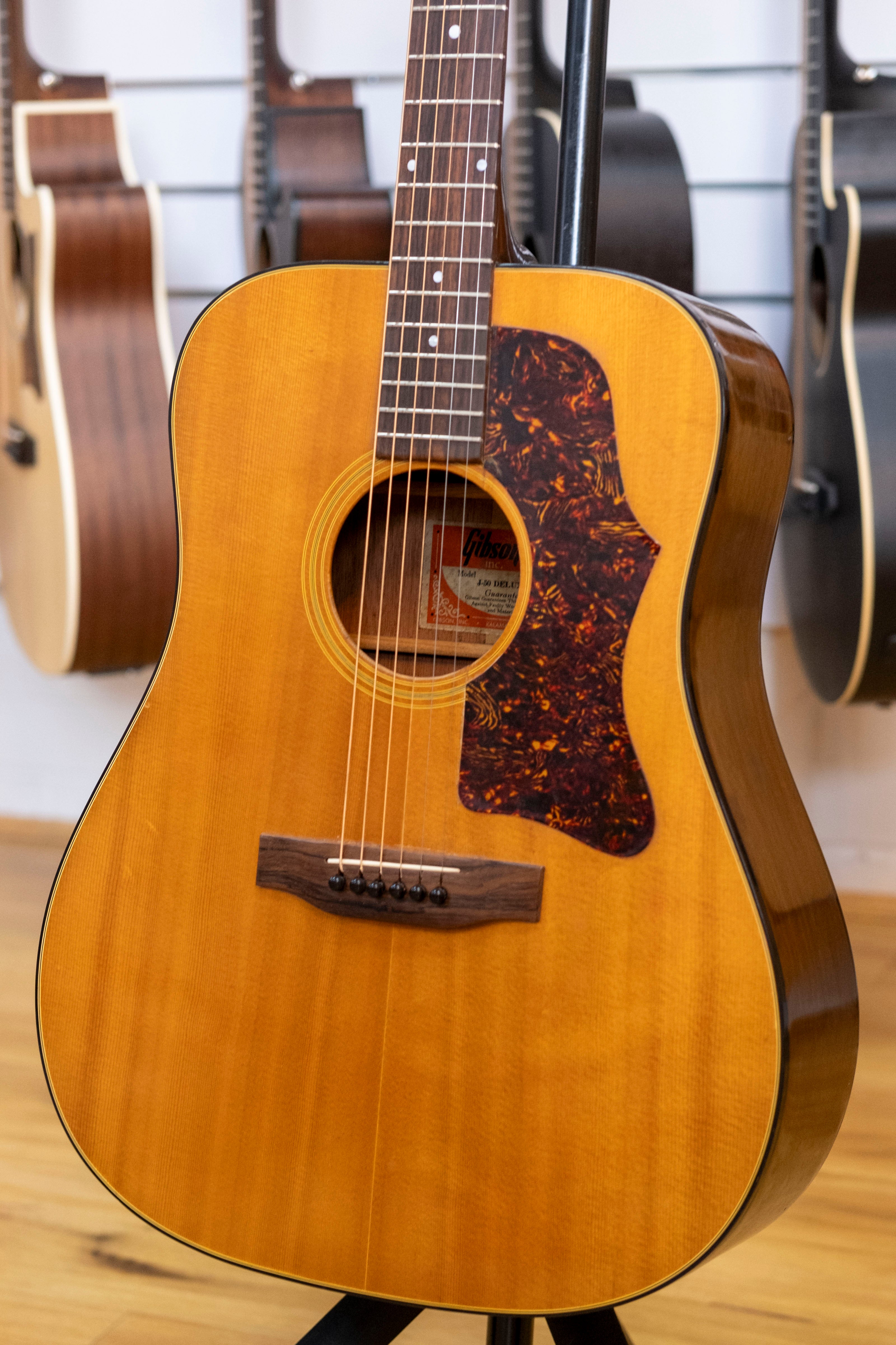 1970's Gibson J-50 Deluxe Acoustic Guitar