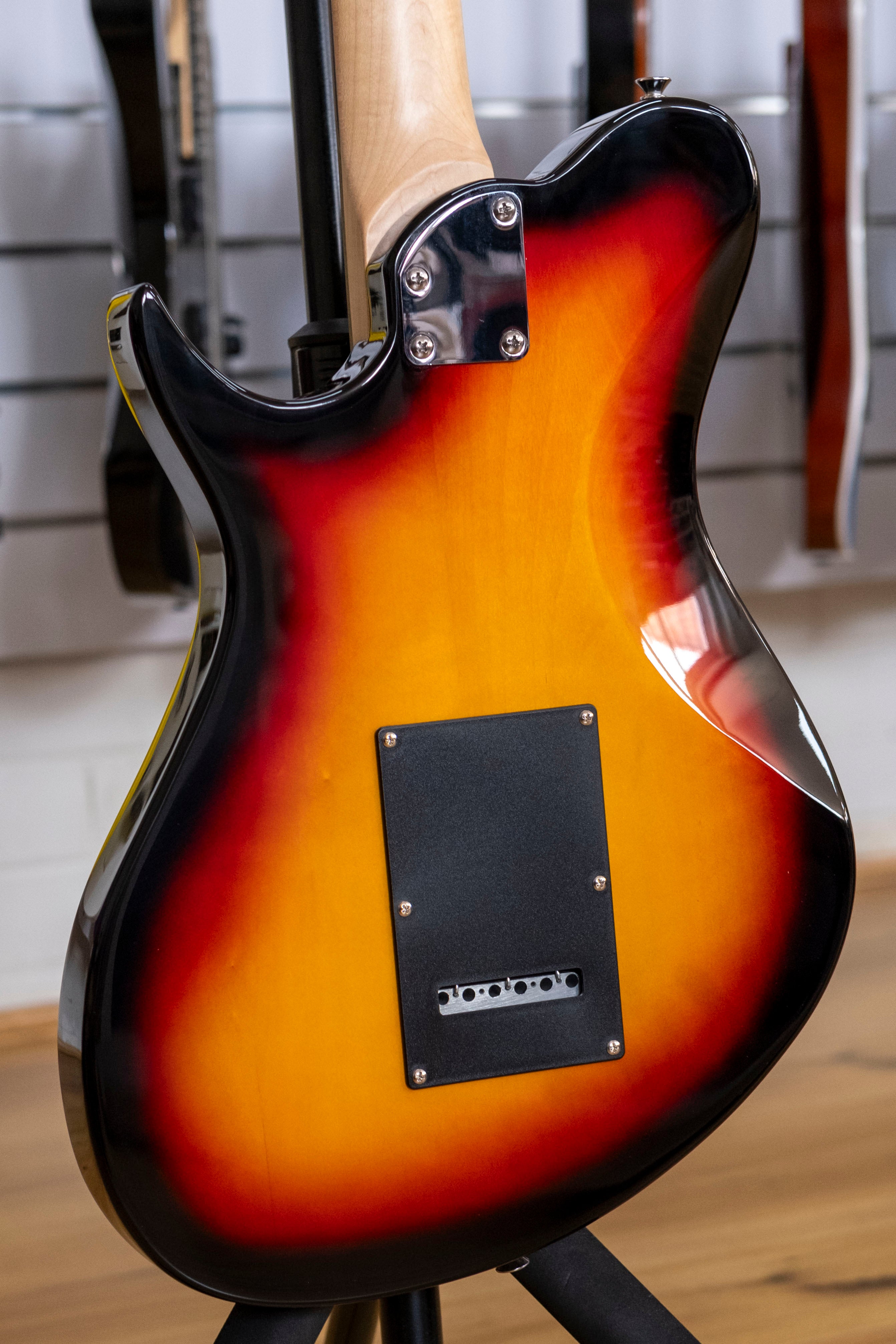 Aria Pro II Flying Joy Baritone Electric Guitar (3-Tone Sunburst)