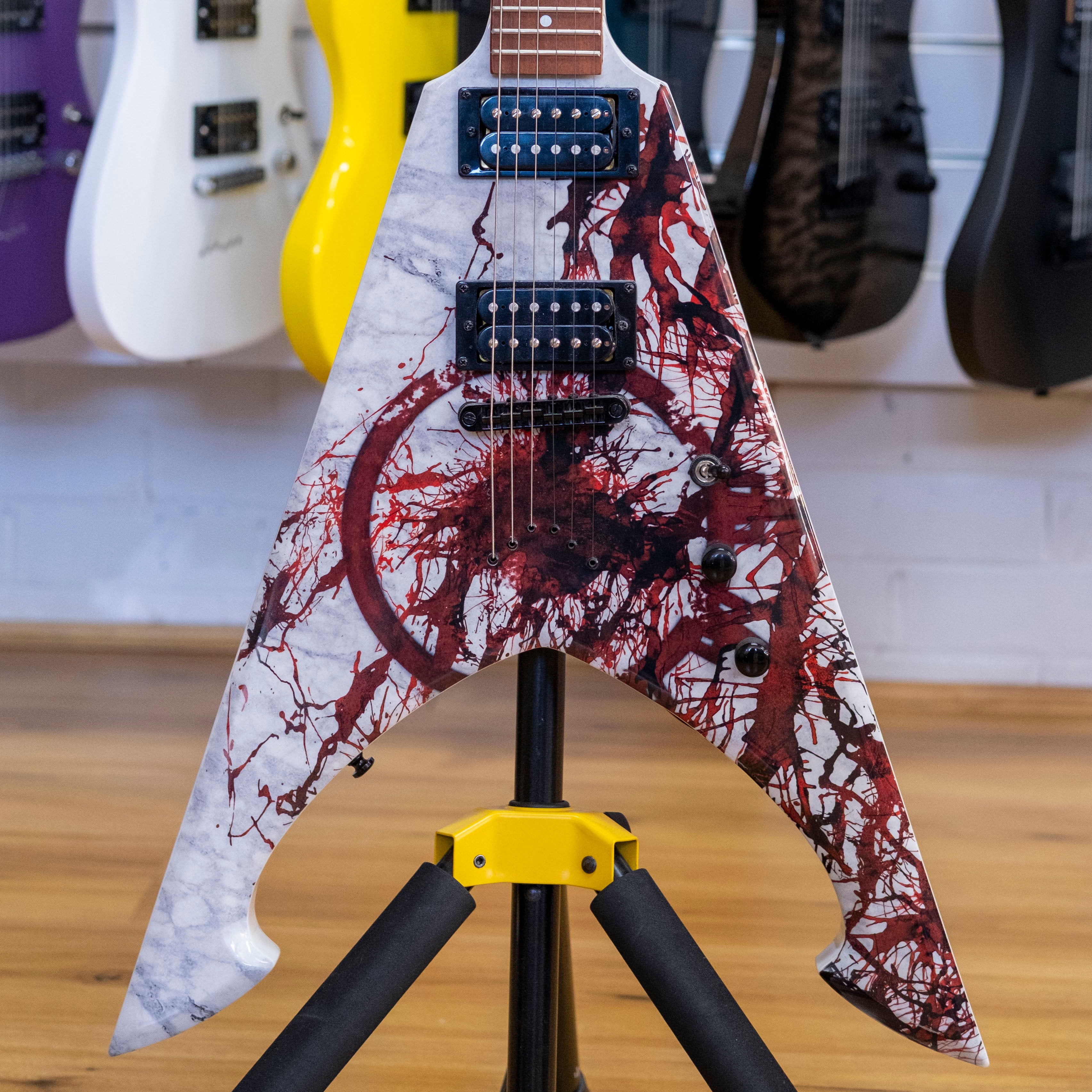 Dean Michael Amott Tyrant X-Splatter Electric Guitar (Pre-Owned)