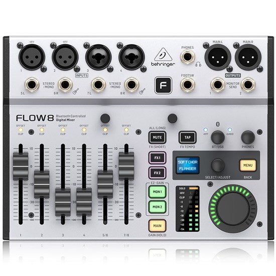 Behringer Flow-8 Digital Mixer USB Audio Interface