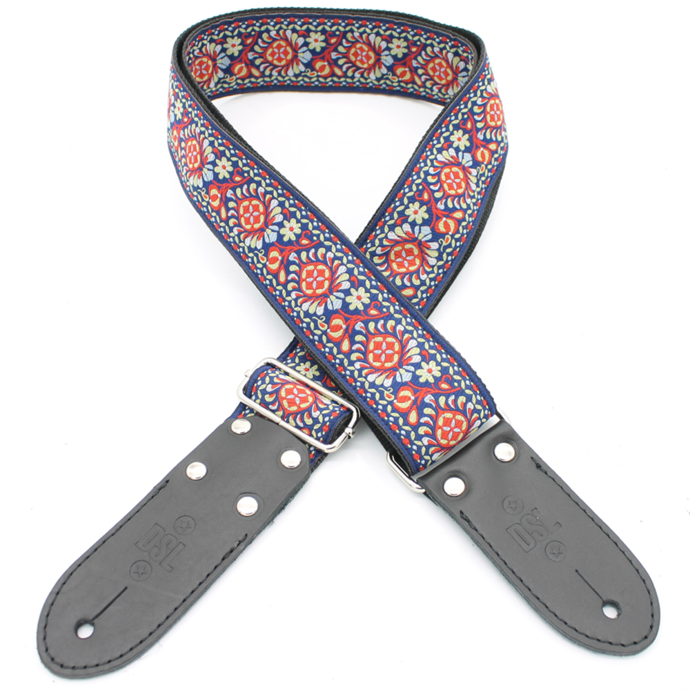 DSL Jacquard Series TUK Red Guitar Strap