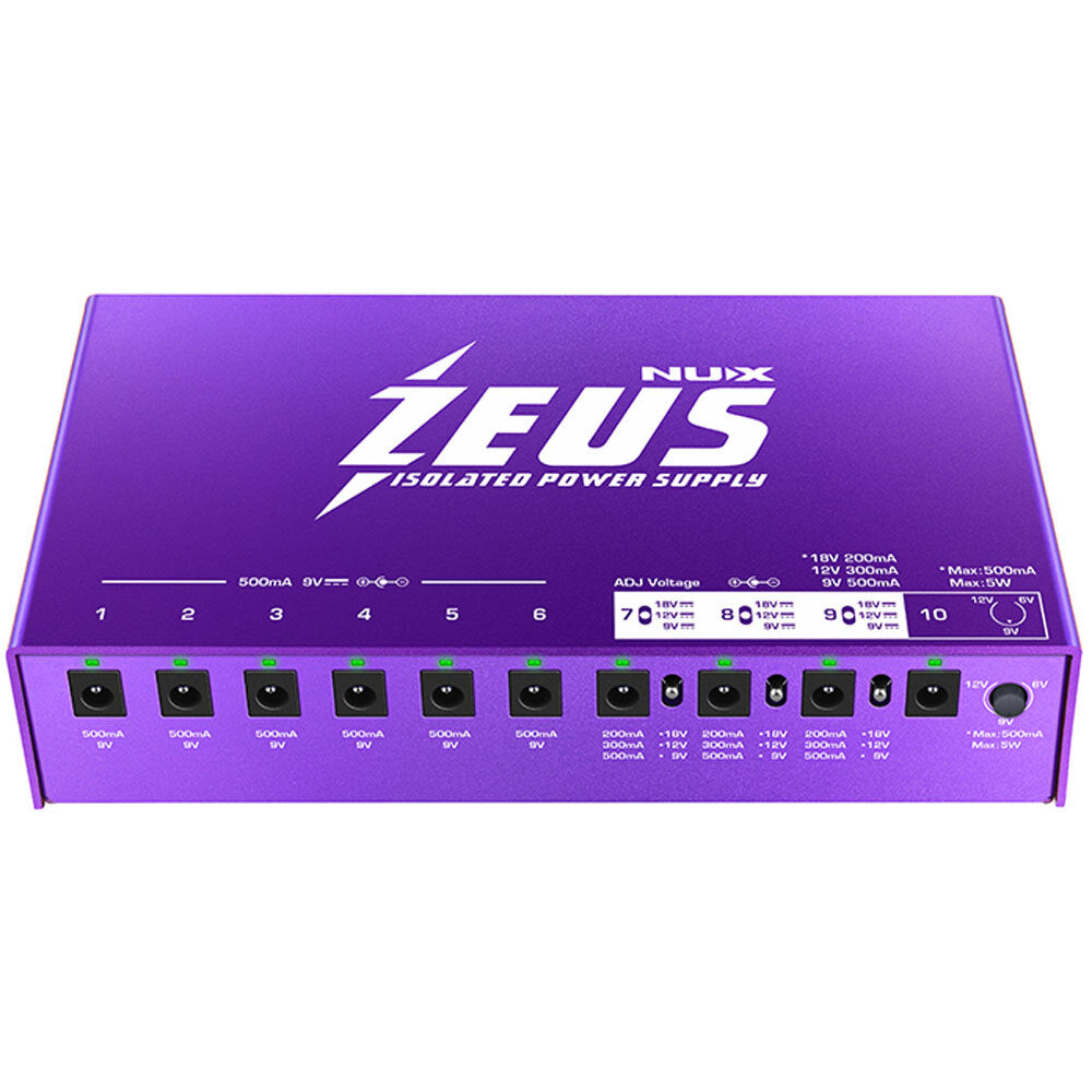 NUX Zeus Isolated Pedal Power Supply