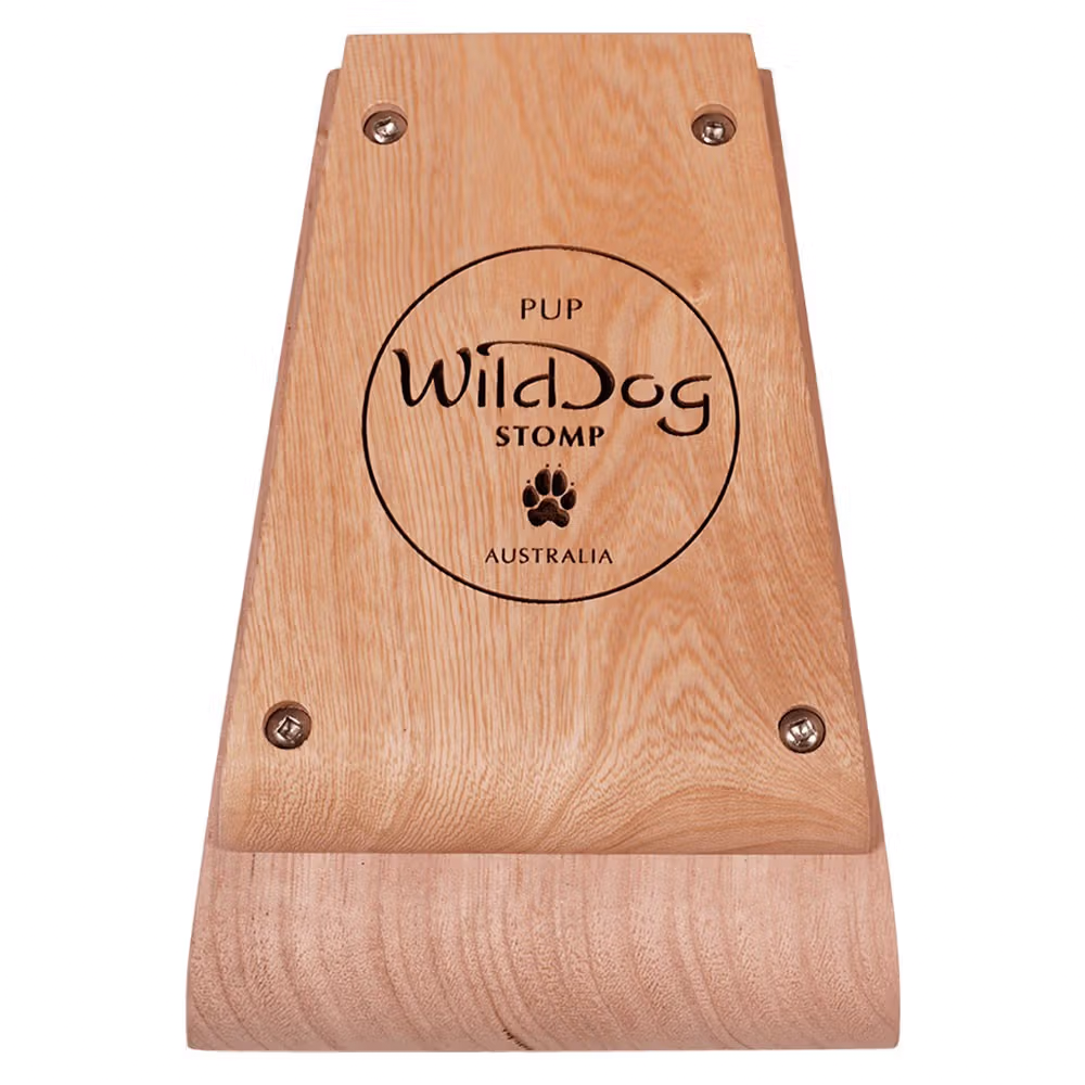 Wild Dog Artist Series Pup Stomp Box (Tasmanian Oak)