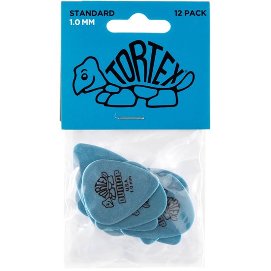 Jim Dunlop 1.0mm Tortex Standard Player Pack Guitar Picks (12-Pack)