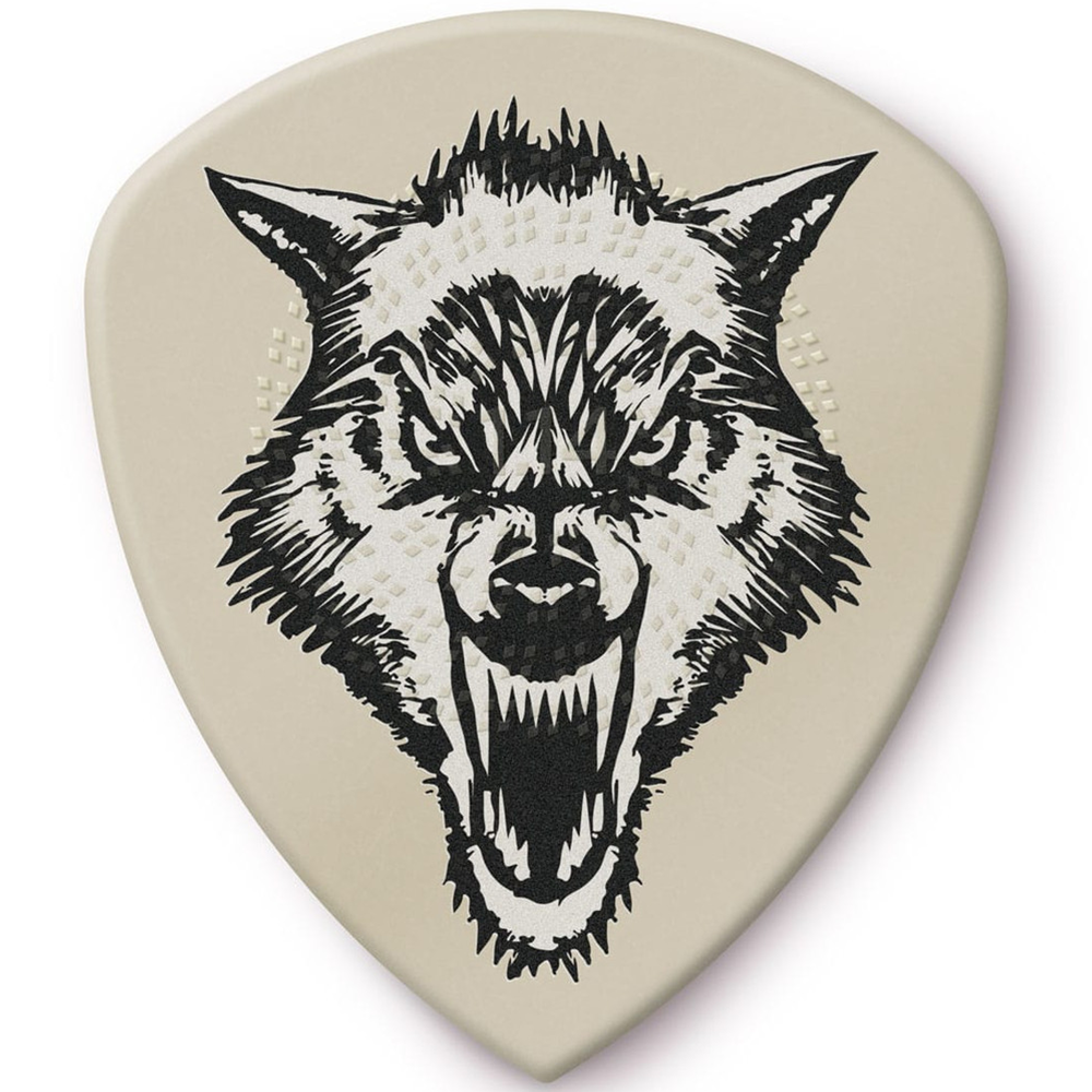 Jim Dunlop 1.14mm James Hetfield White Fang Custom Flow Guitar Picks (6-Pack)